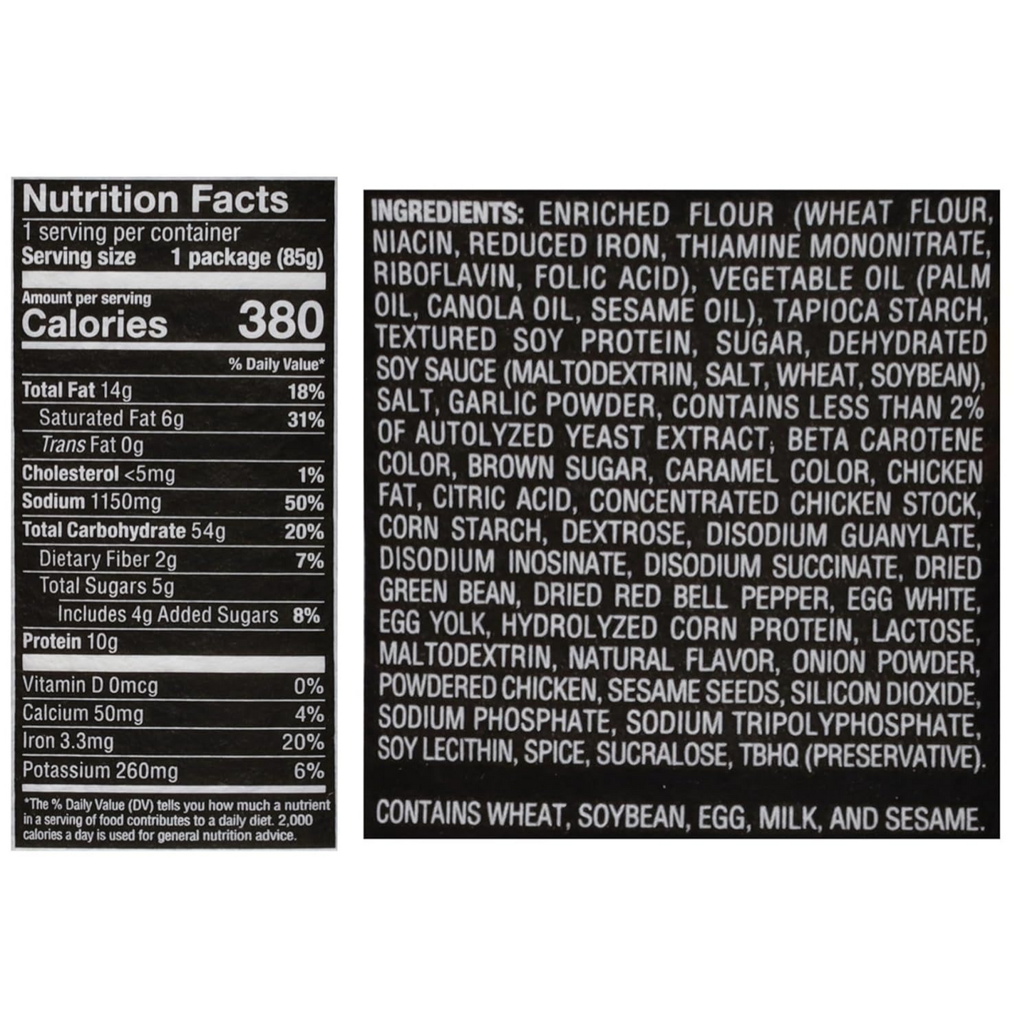 Nissin Cup Noodles Stir Fry Noodles in Sauce, Honey Sesame Chicken, 3.00 Ounce (Pack of 6)