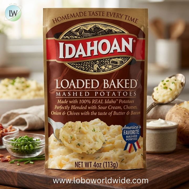 Idahoan Loaded Baked Mashed Potatoes, 4 Ounce -- 12 per case