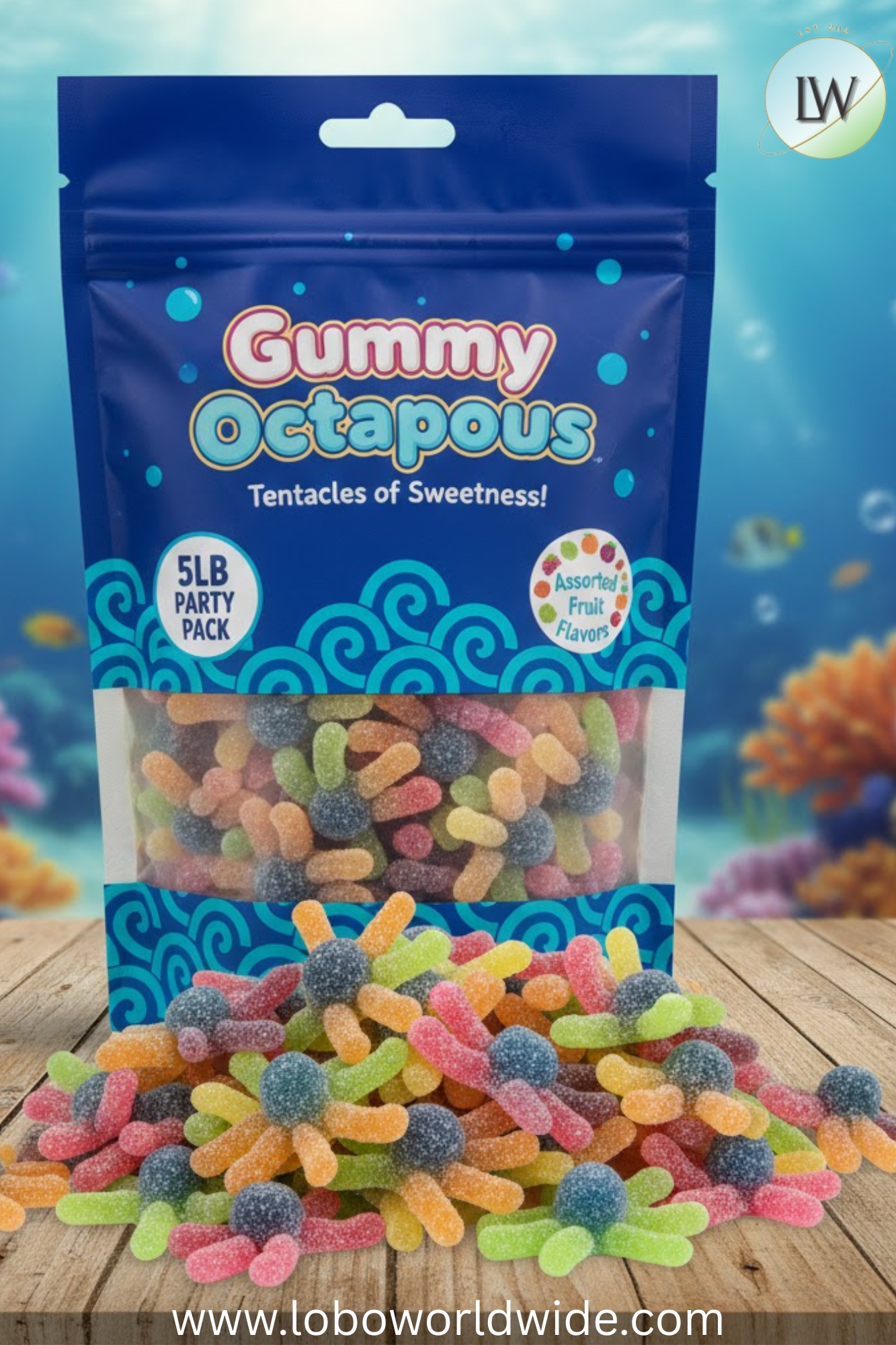 Gummy Octopus(Various Sizes)