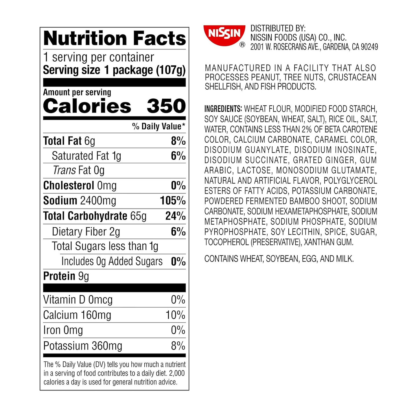 Nissin RAOH Ramen Noodle Soup, 3.53 Ounce
