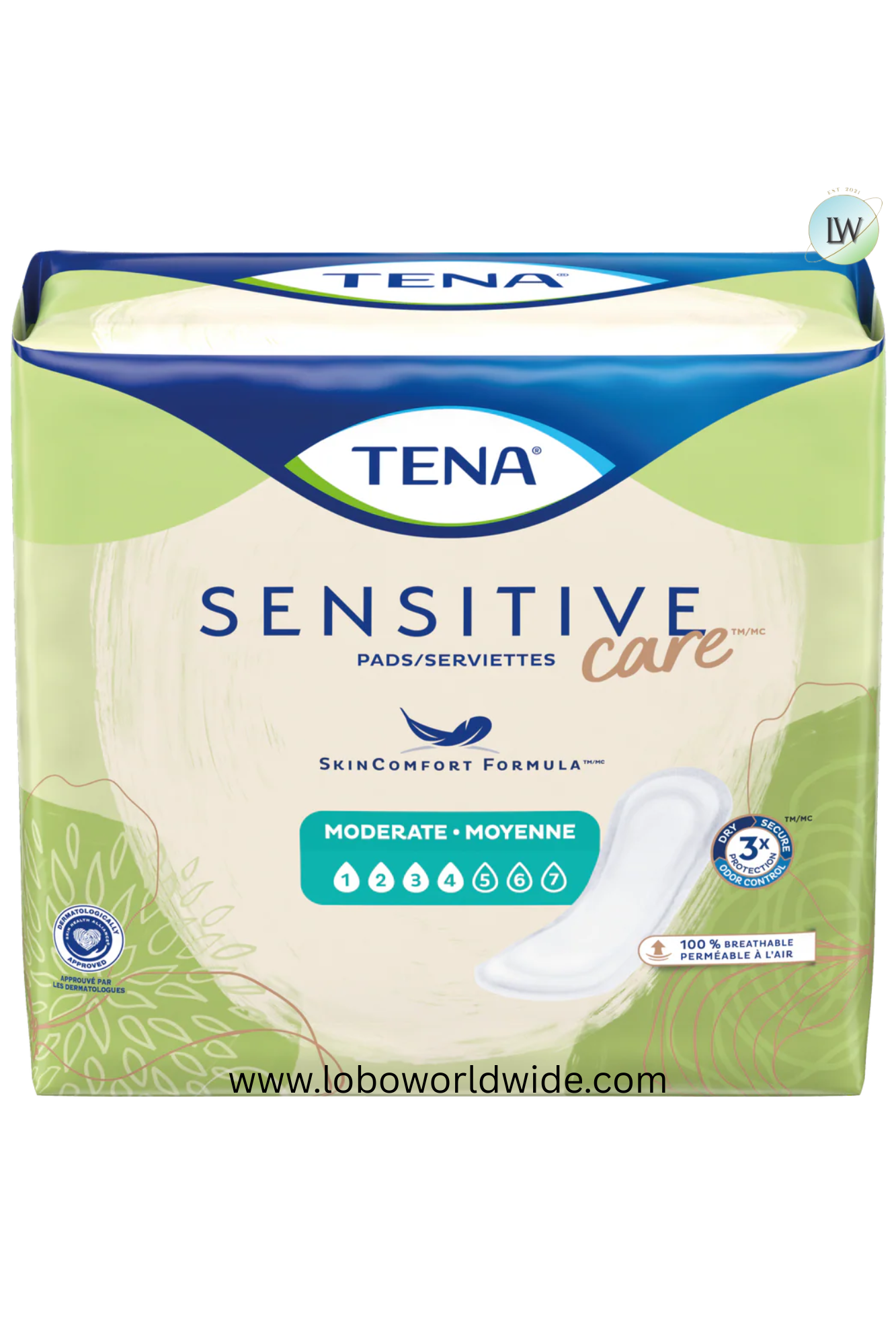 TENA Sensitive Care Moderate Pads