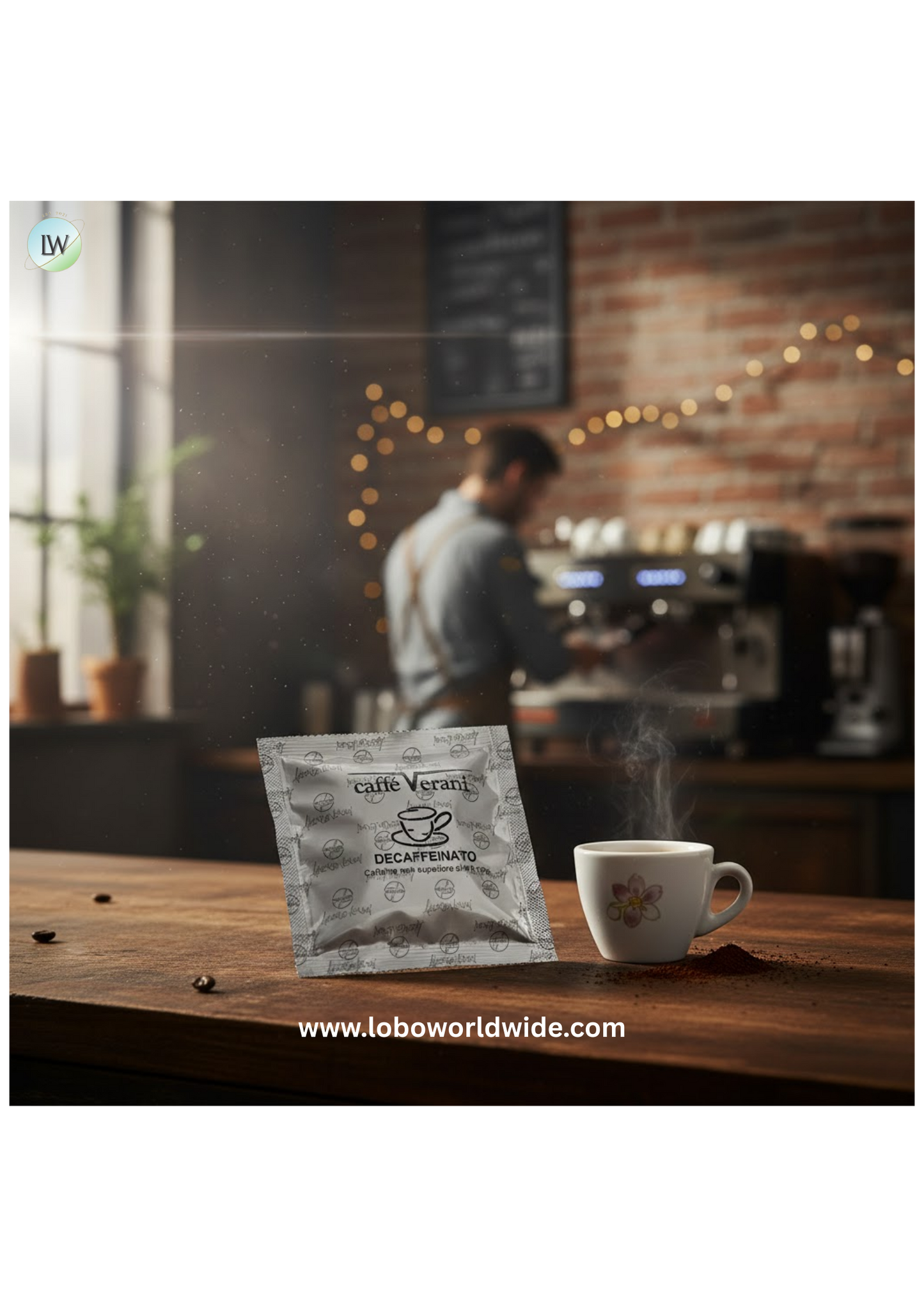 Caffe Verani Imported Italian Decaf Espresso Pods