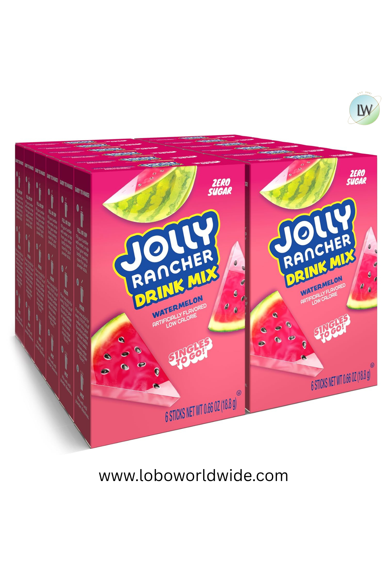Jolly Rancher Singles To Go Powdered Drink Mix(Various Sizes & Flavours)