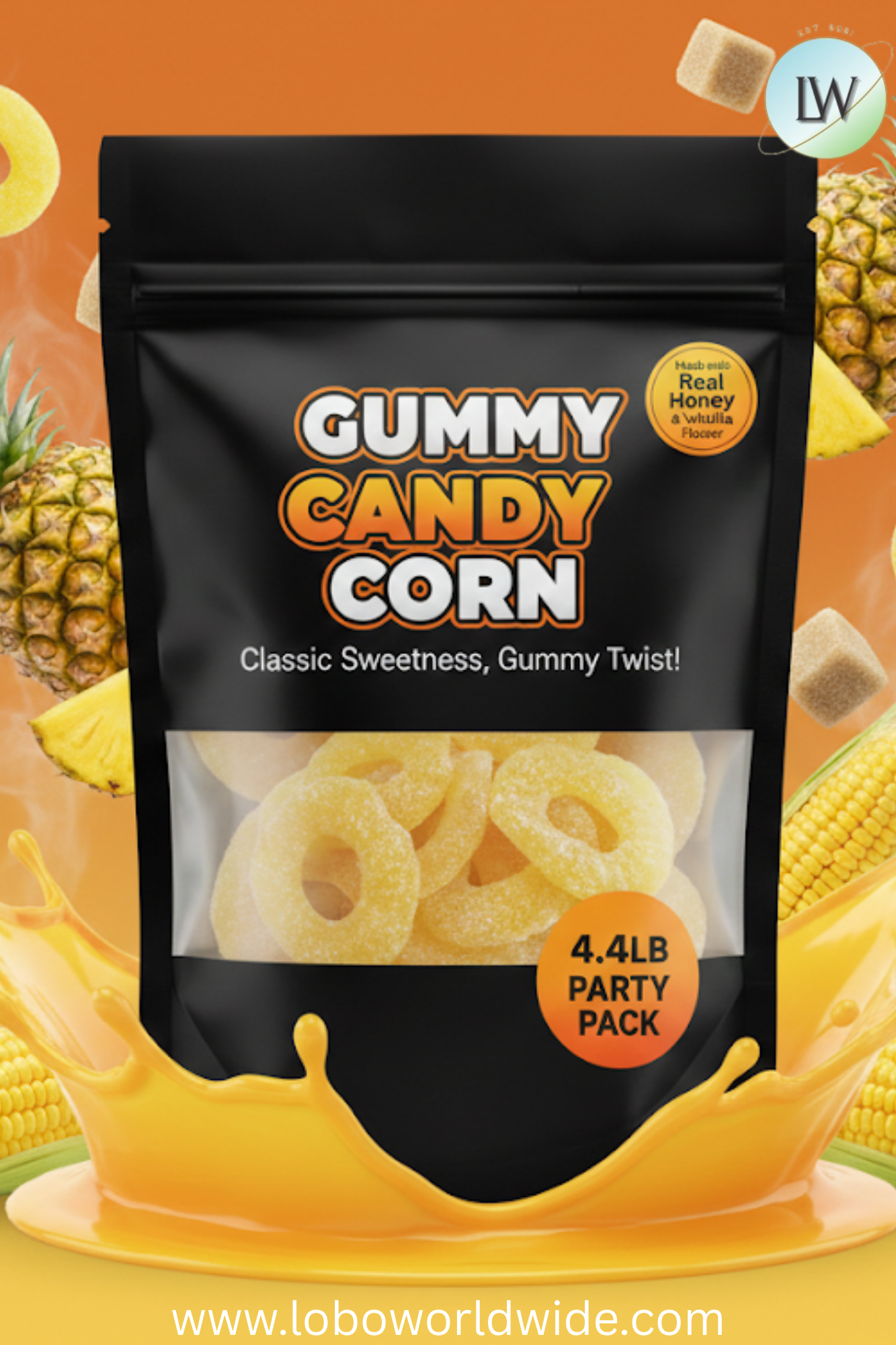 Gummy Candy Corn(VaRIOUS Sizes)