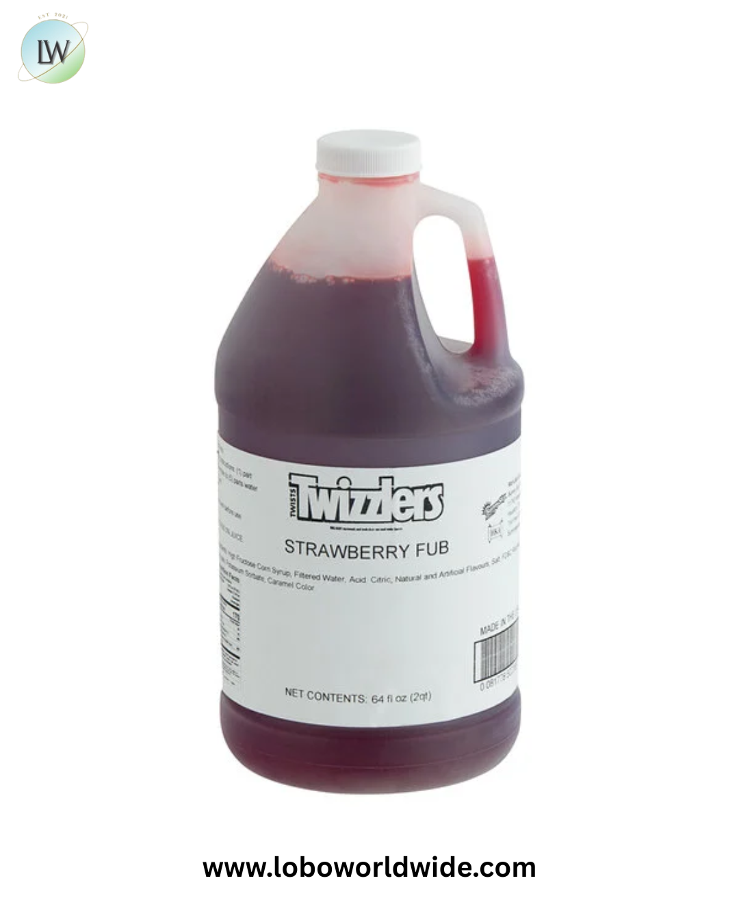 TWIZZLERS Strawberry Slushy 5:1 Concentrate 1/2 Gallon
