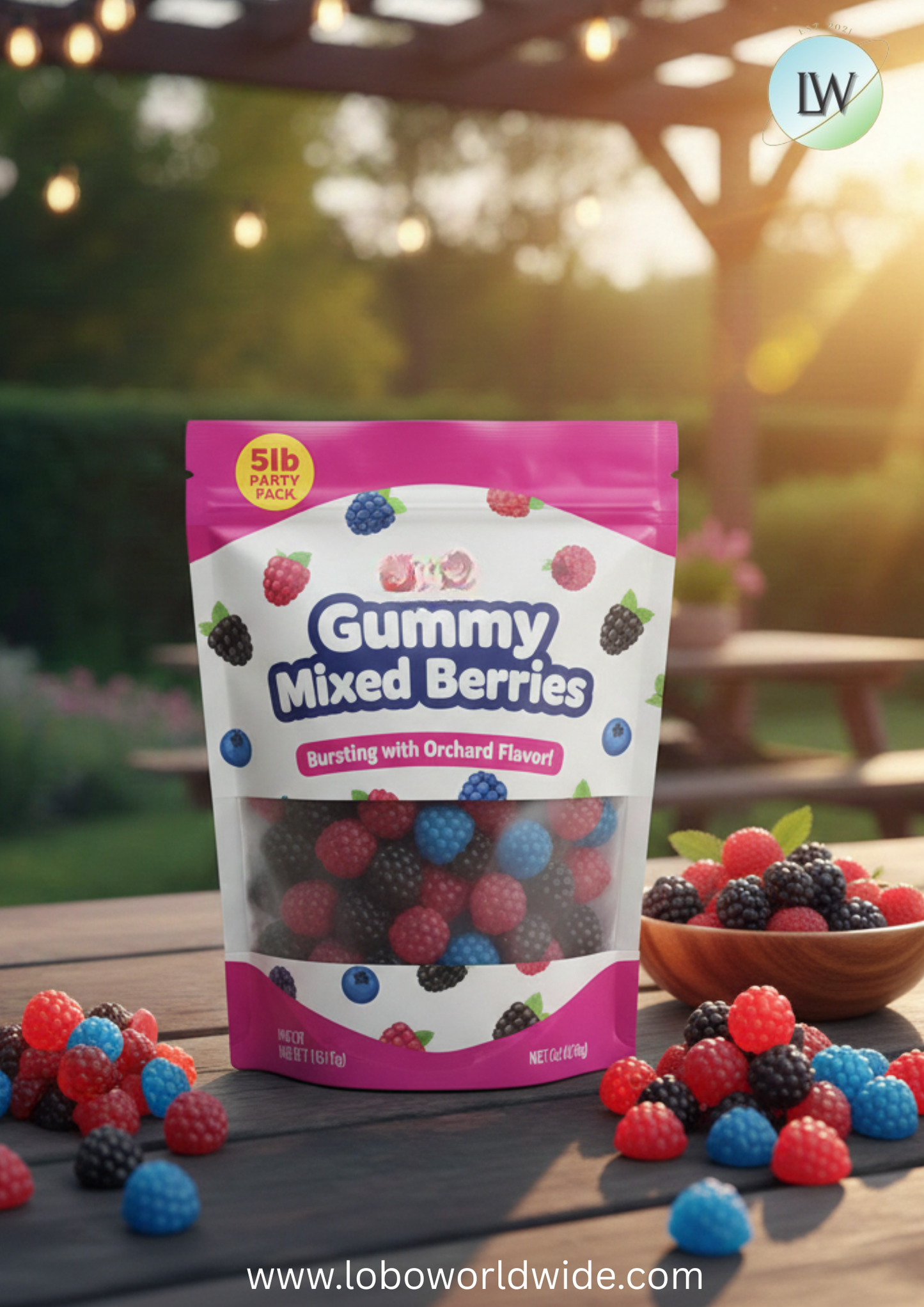 Albanese Gummy Mixed Berries(Various Sizes)