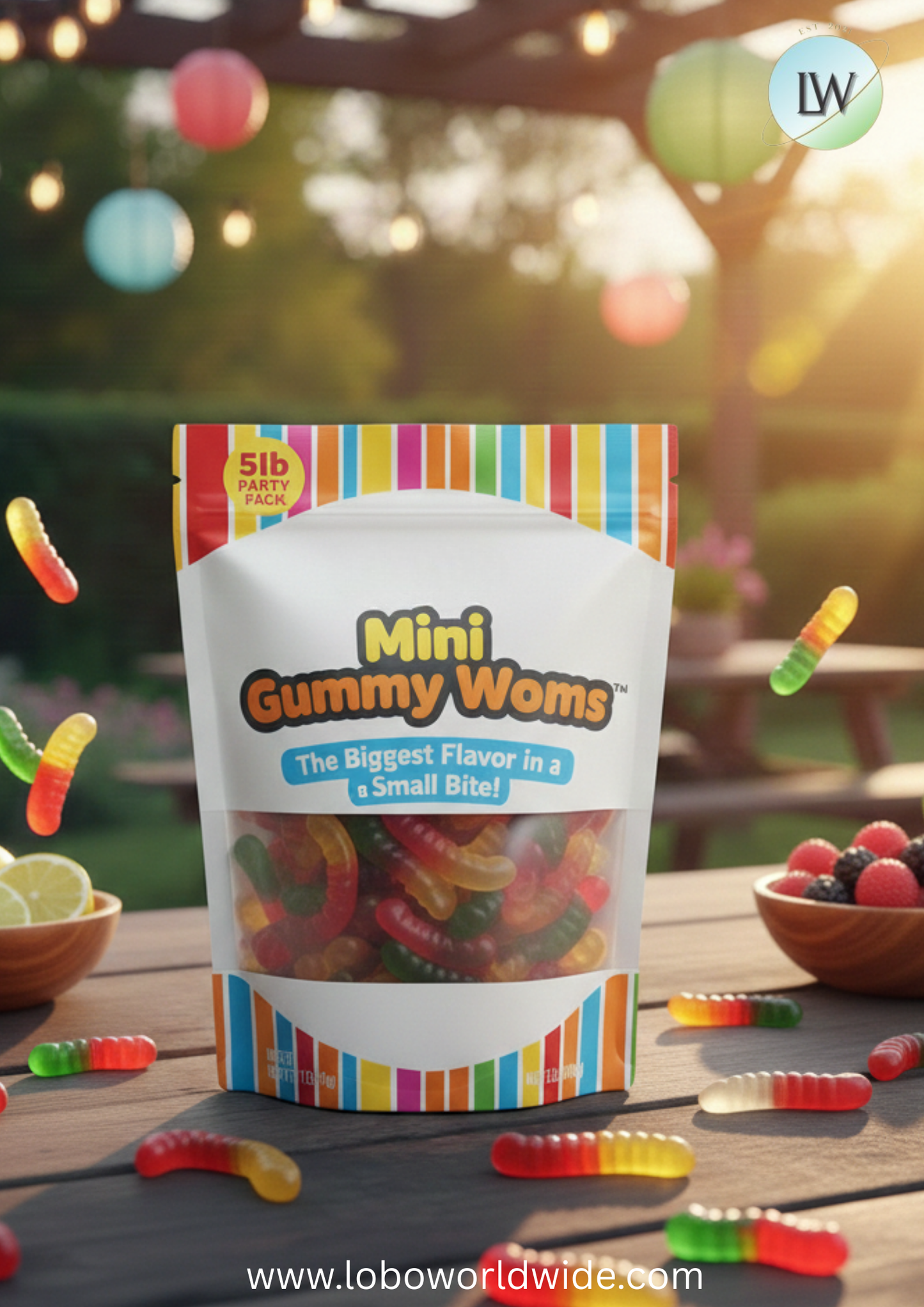 Albanese Mini Gummy Worms(Various Sizes)