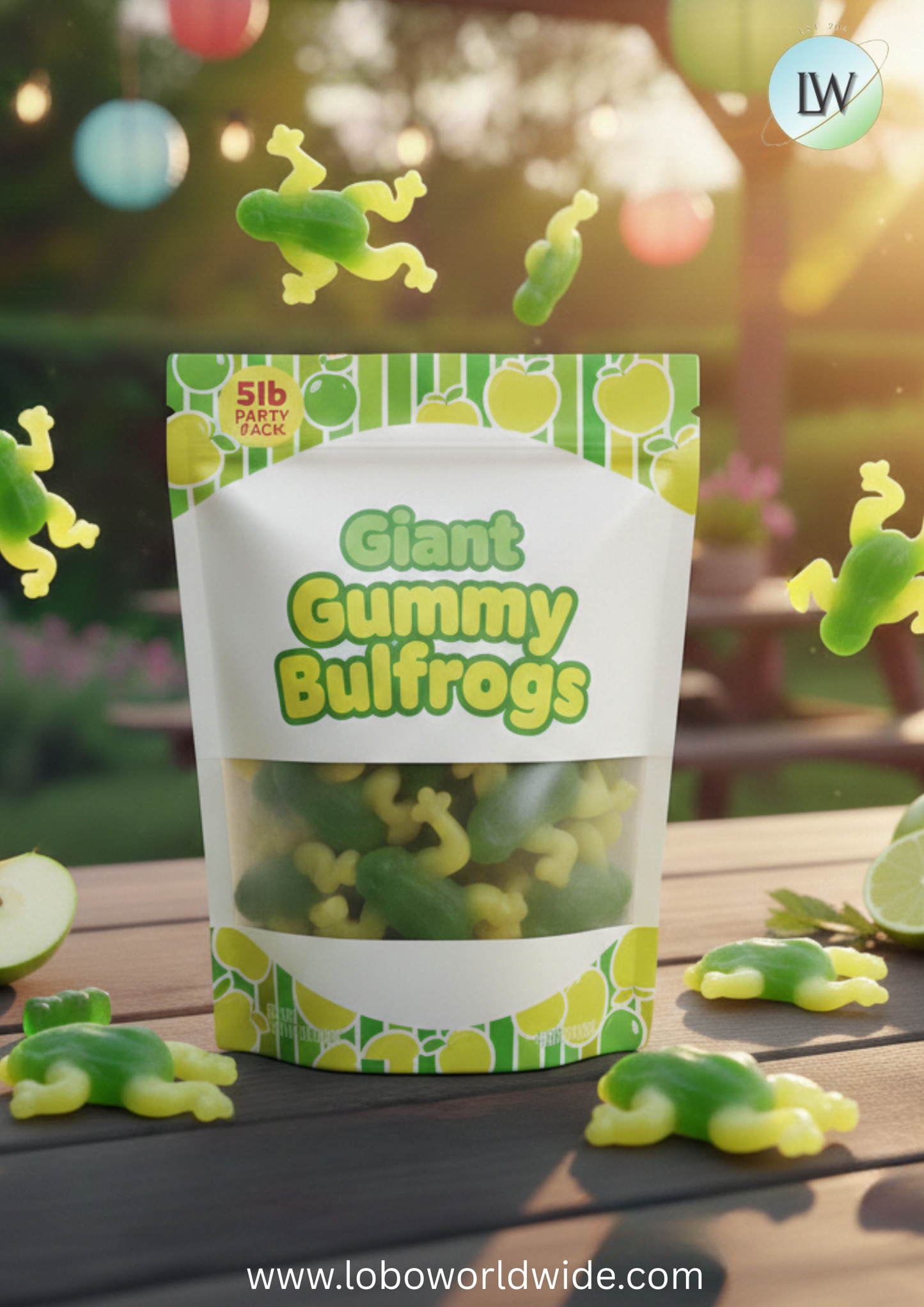 Giant Gummy Bullfrogs (Various Sizes)