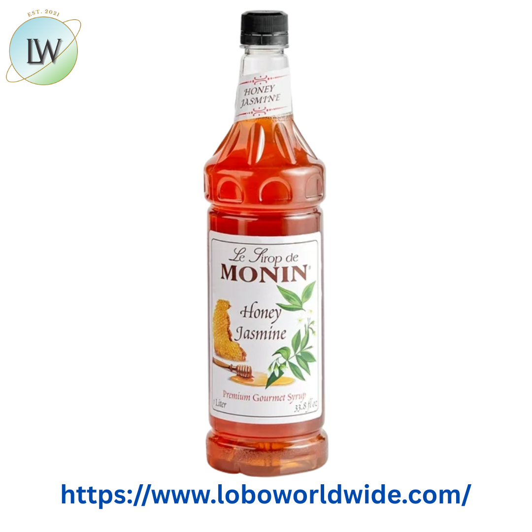 Monin Premium Honey Jasmine Flavoring Syrup (Various Sizes)