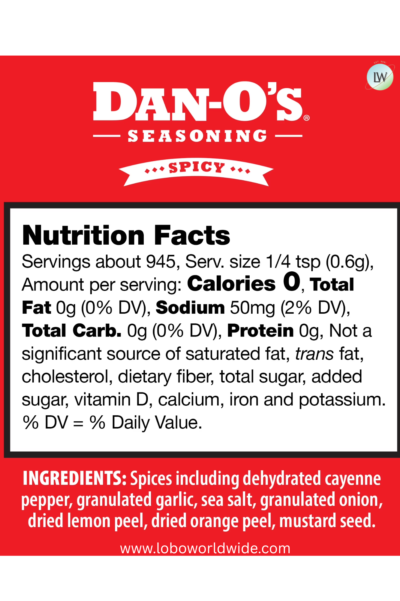 Dan-O's Seasoning Spicy & Chipotle - All-Purpose Seasoning - Great for cooking and grilling anything - Large 2 Bottle Combo (20 oz)