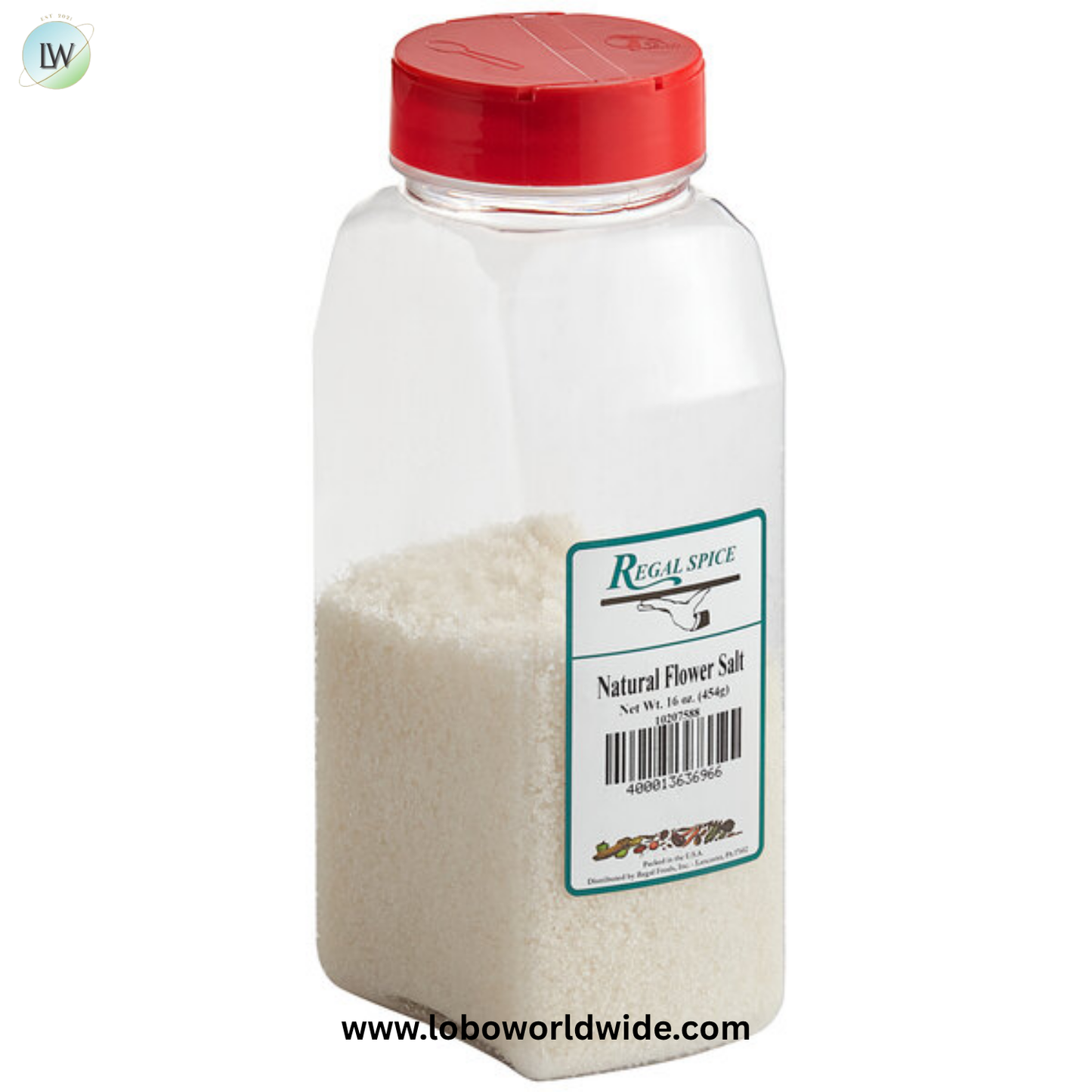 Regal Spanish Natural Flower of Salt (Fleur de Sel) (various sizes)