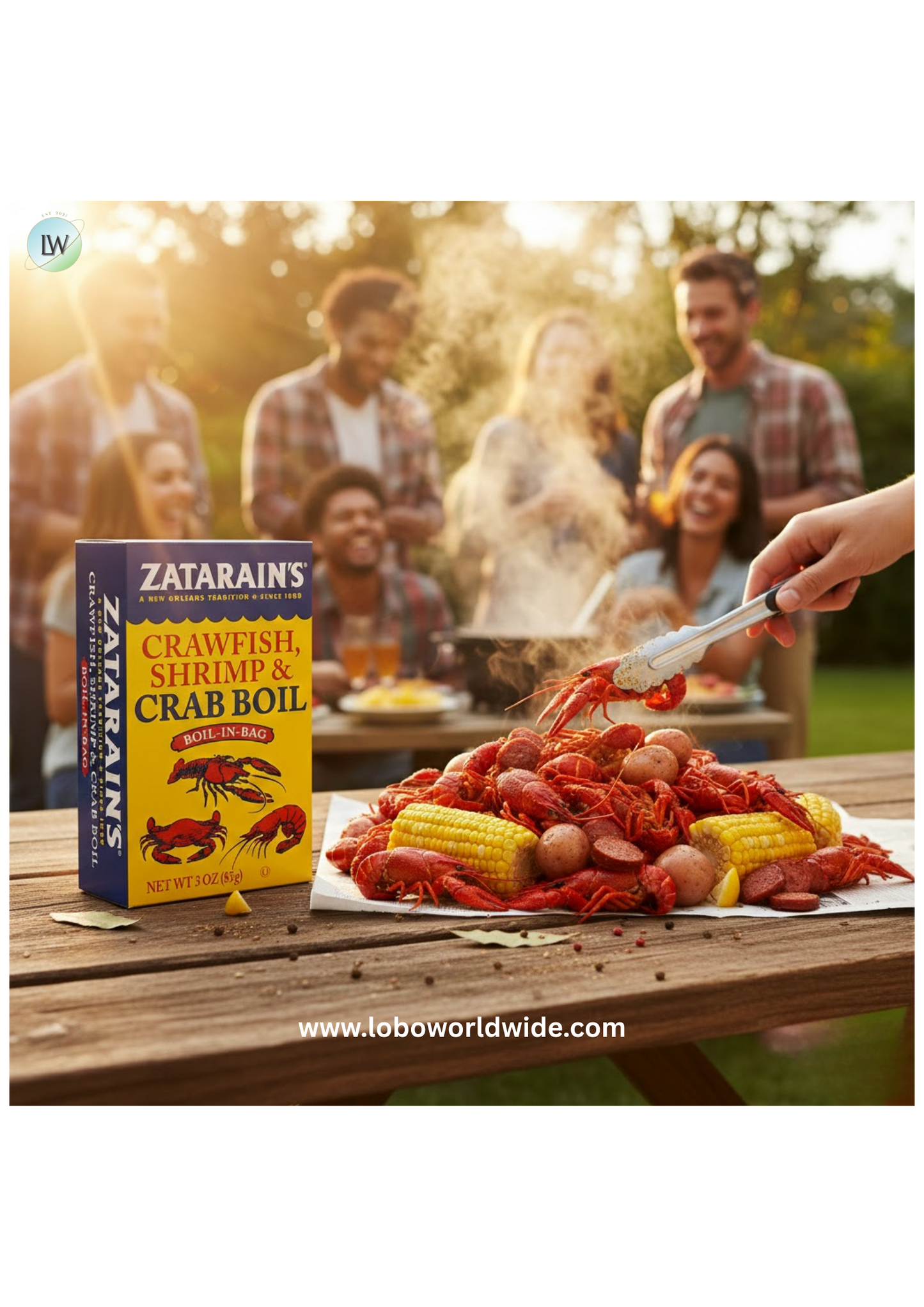 Zatarain's Crawfish, Shrimp & Crab Boil, 3 oz