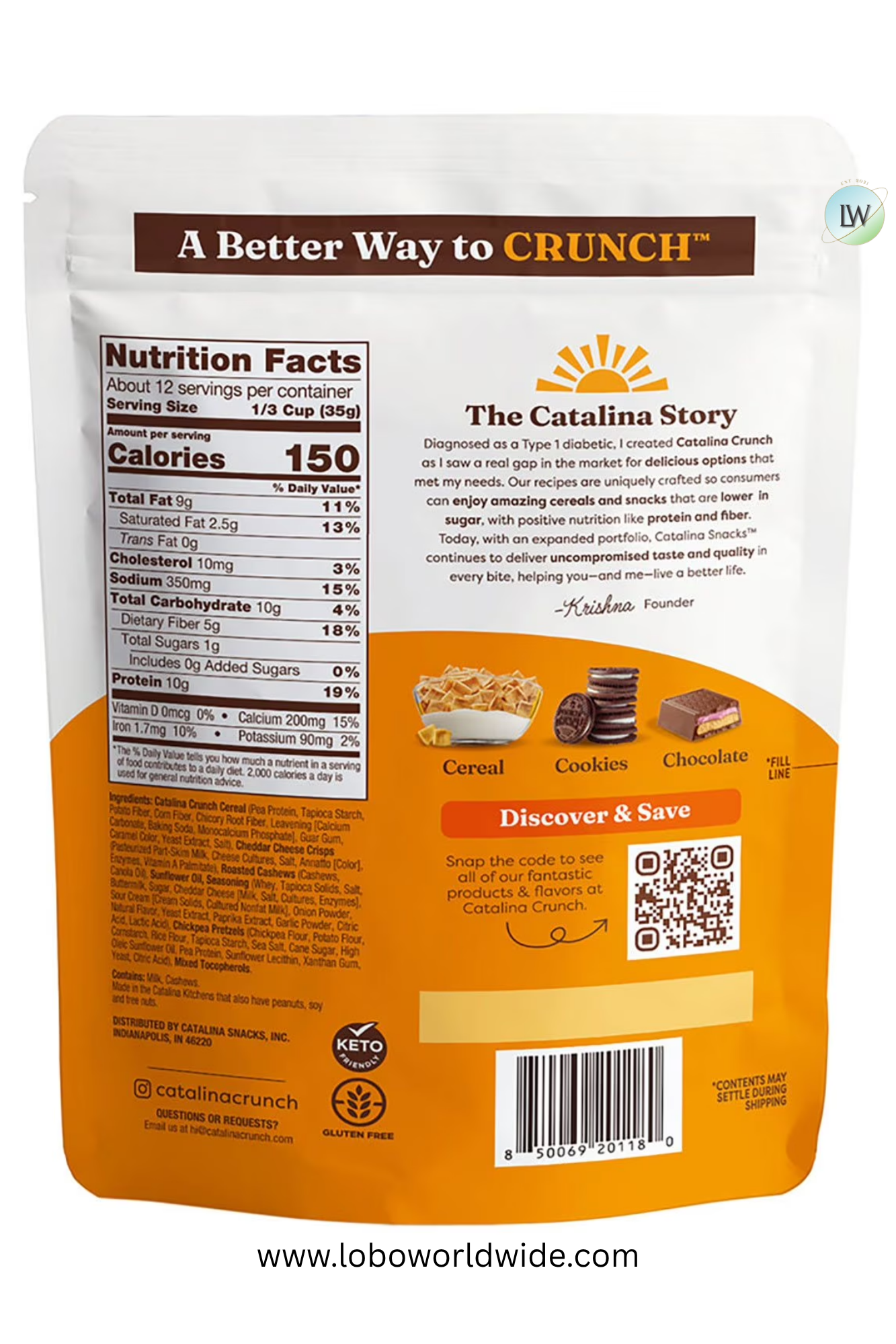 Catalina Crunch Cheddar Snack Mix, 15 oz.