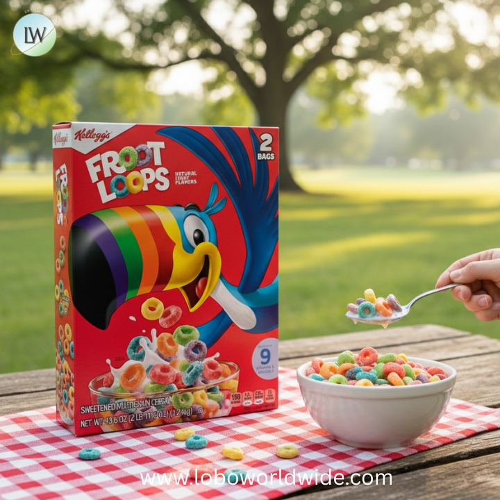 Kellogg's Froot Loops Breakfast Cereal, 2 pk.