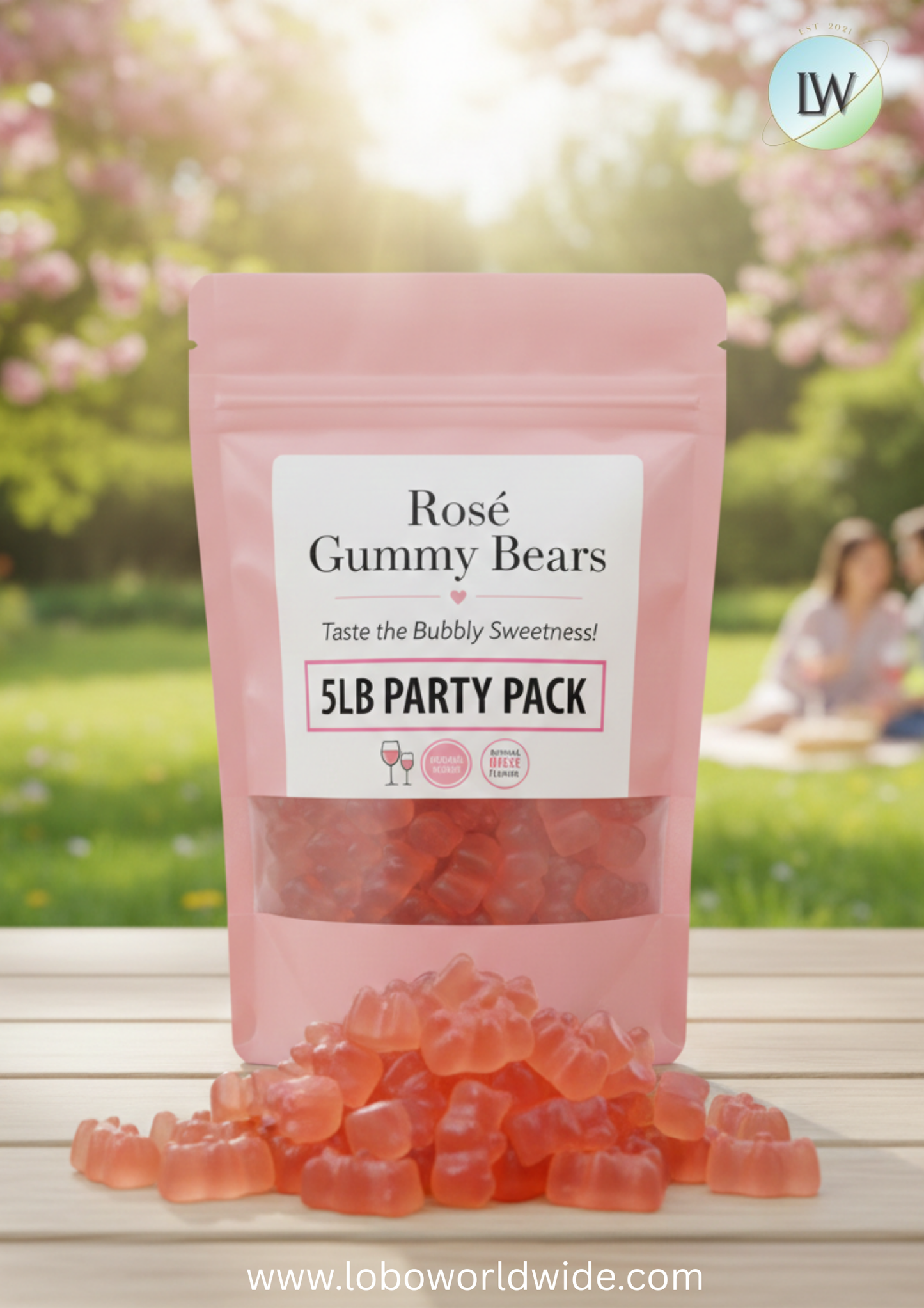 Rosé Gummy Bears(Various Sizes)