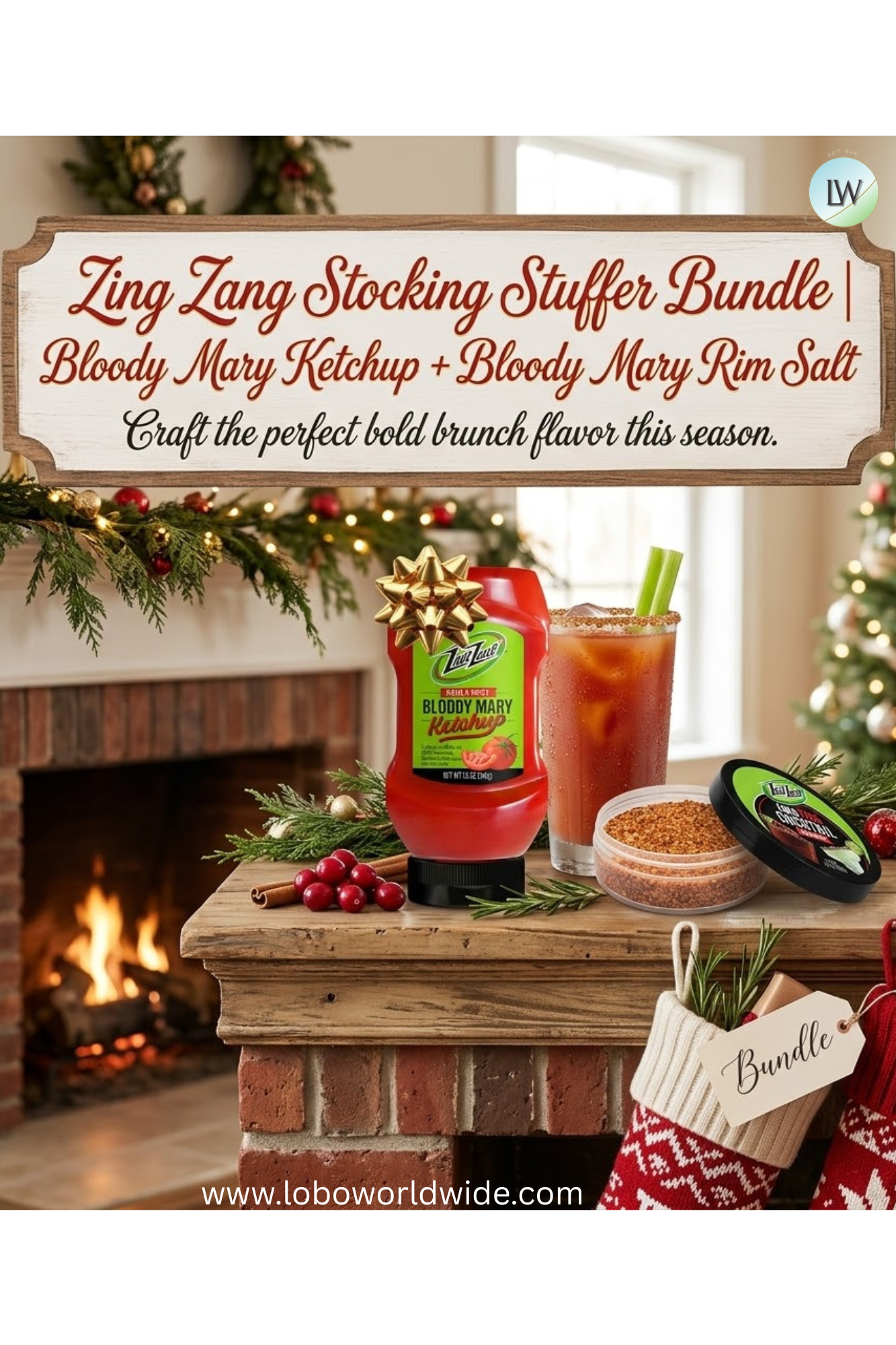 Zing Zang Stocking Stuffer Bundle | Bloody Mary Ketchup + Bloody Mary Rim Salt