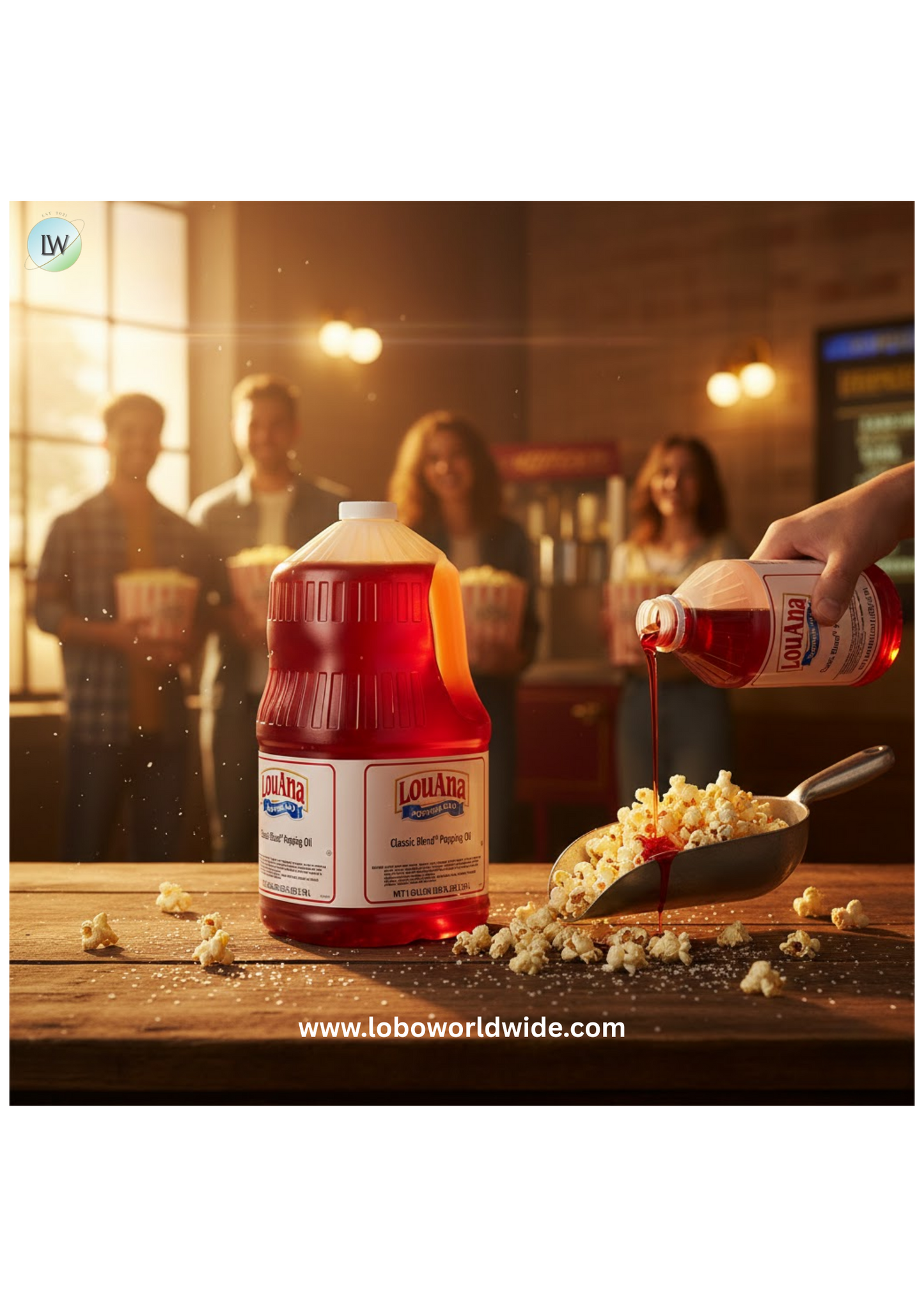 LouAna 1 Gallon Classic Blend Popping Oil