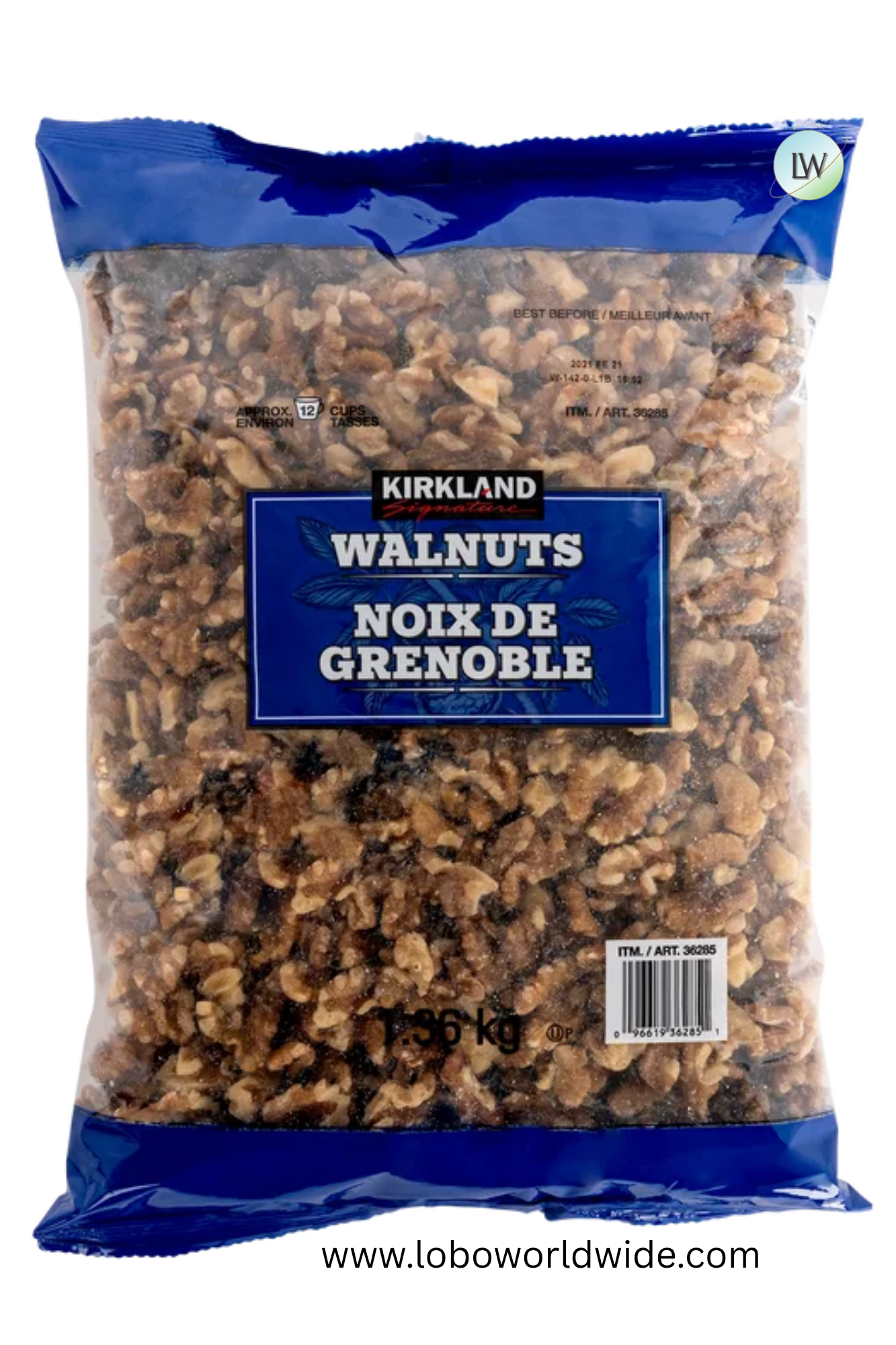 Kirkland Signature Shelled Walnuts 1.36 kgs