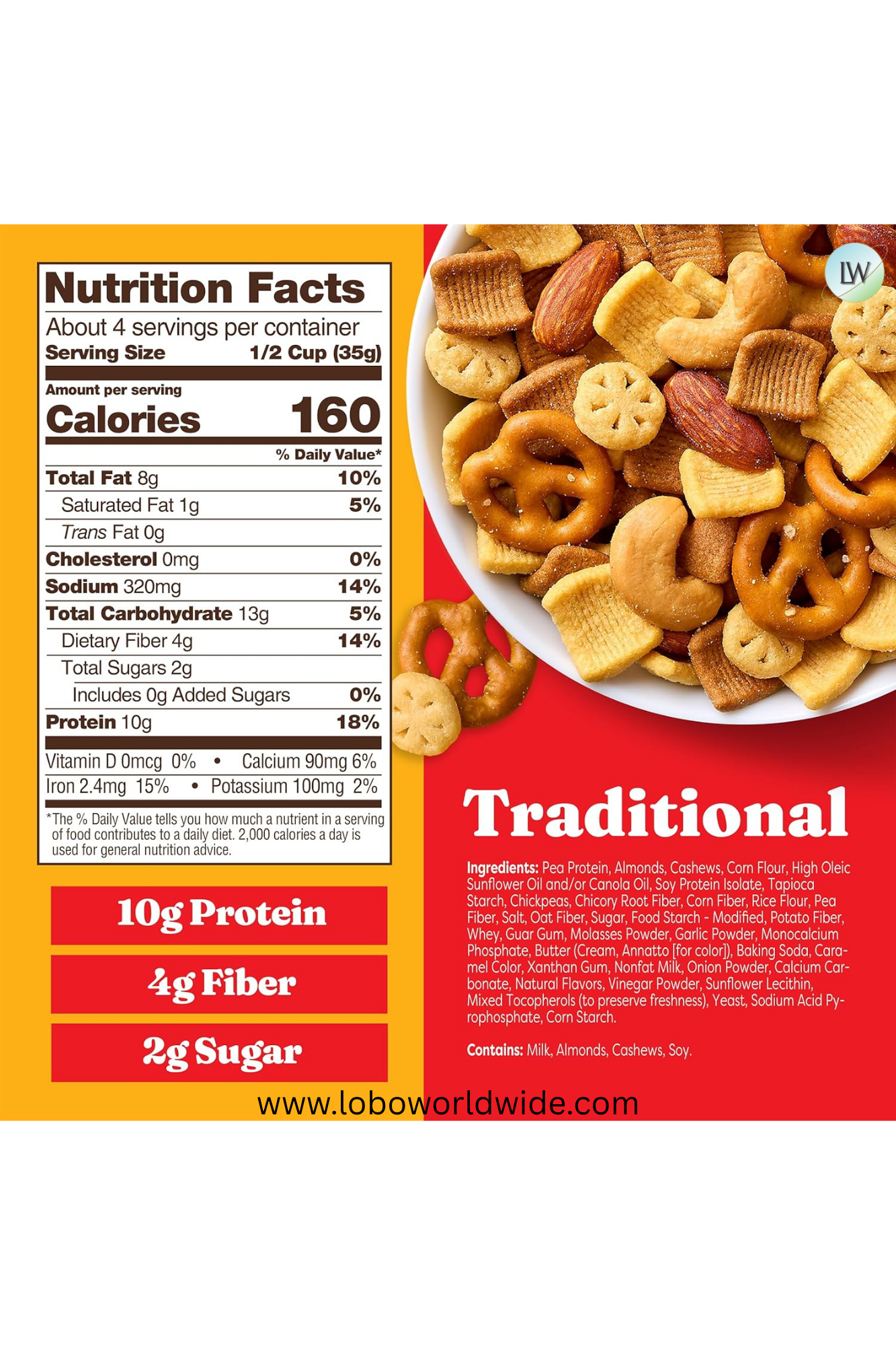 Catalina Crunch Protein Snack Mix Traditional, 5.25 oz