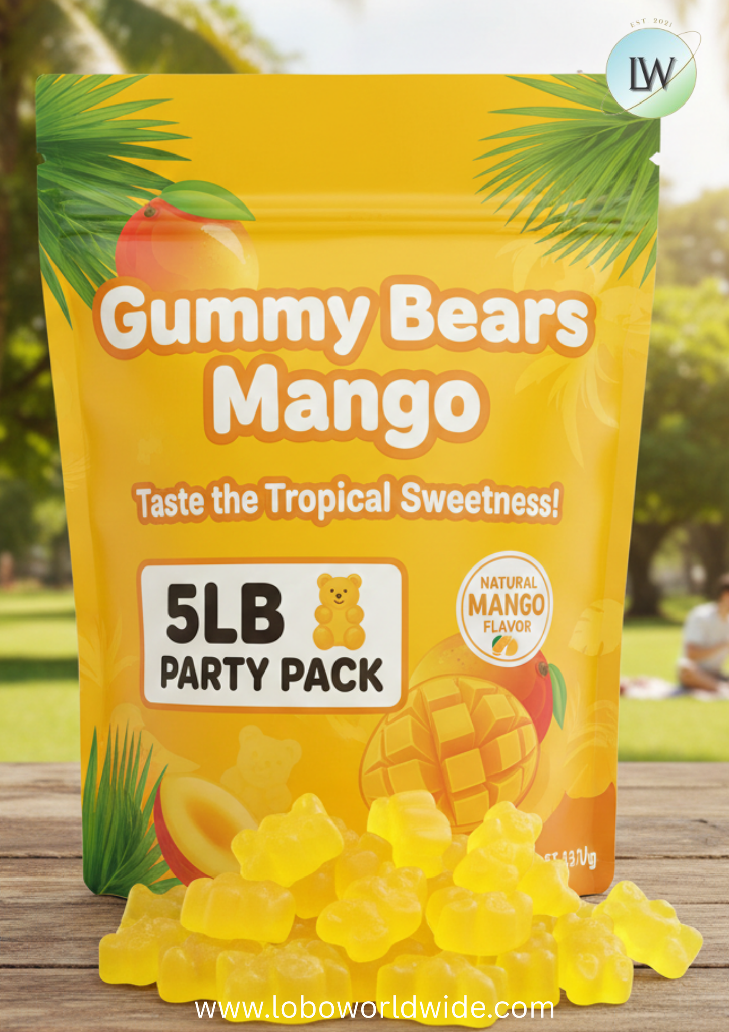 Gummy Bears Mango(Various Sizes)