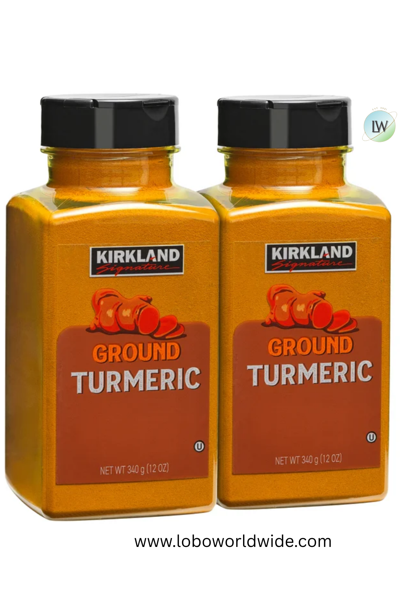Kirkland Signature Ground Turmeric, 12 oz., 2-count