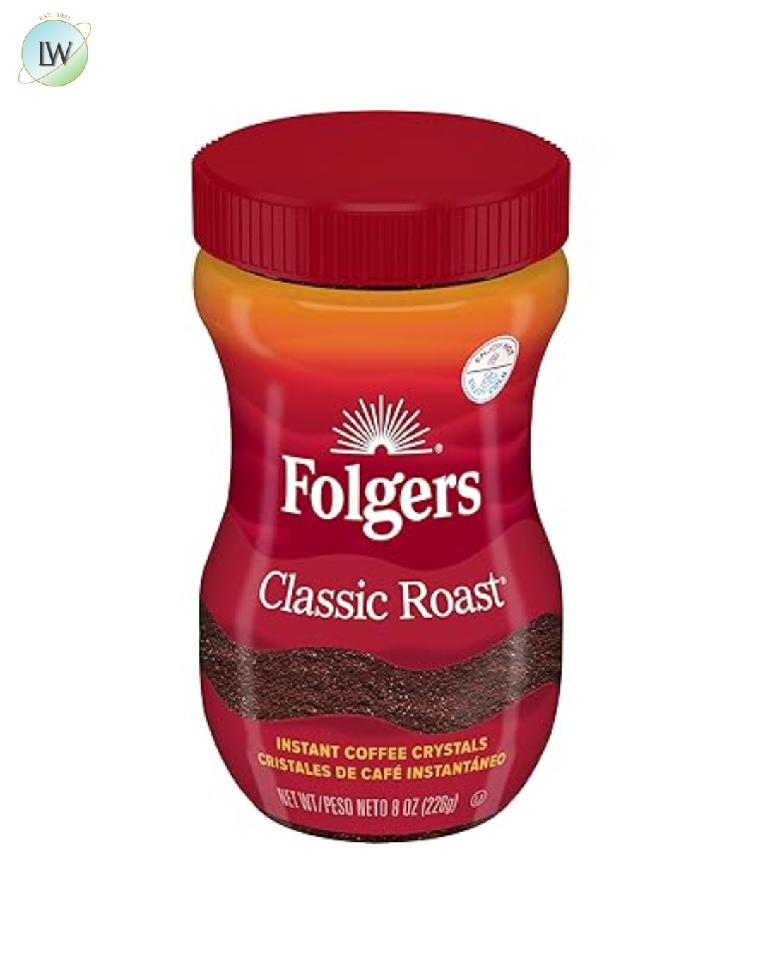Folgers Classic Roast Instant Coffee (various cases)
