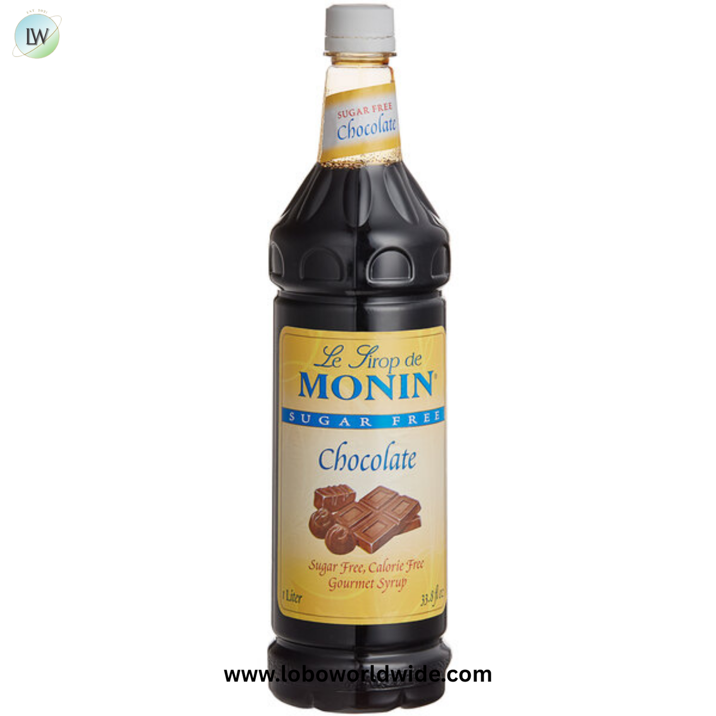 Monin Sugar Free Chocolate Flavoring Syrup 1 Liter