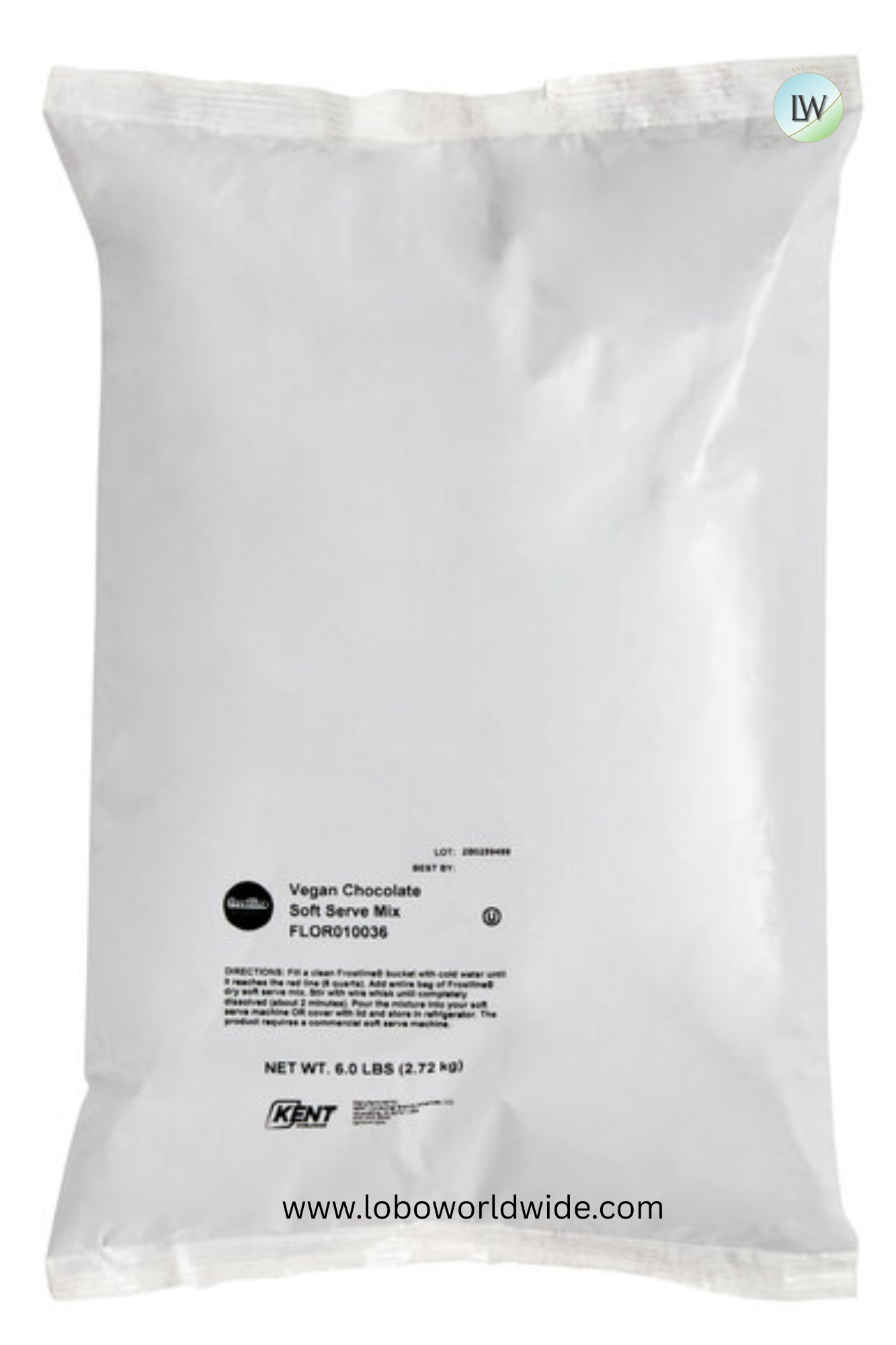 Frostline Vegan Chocolate Soft Serve Mix 6 lb