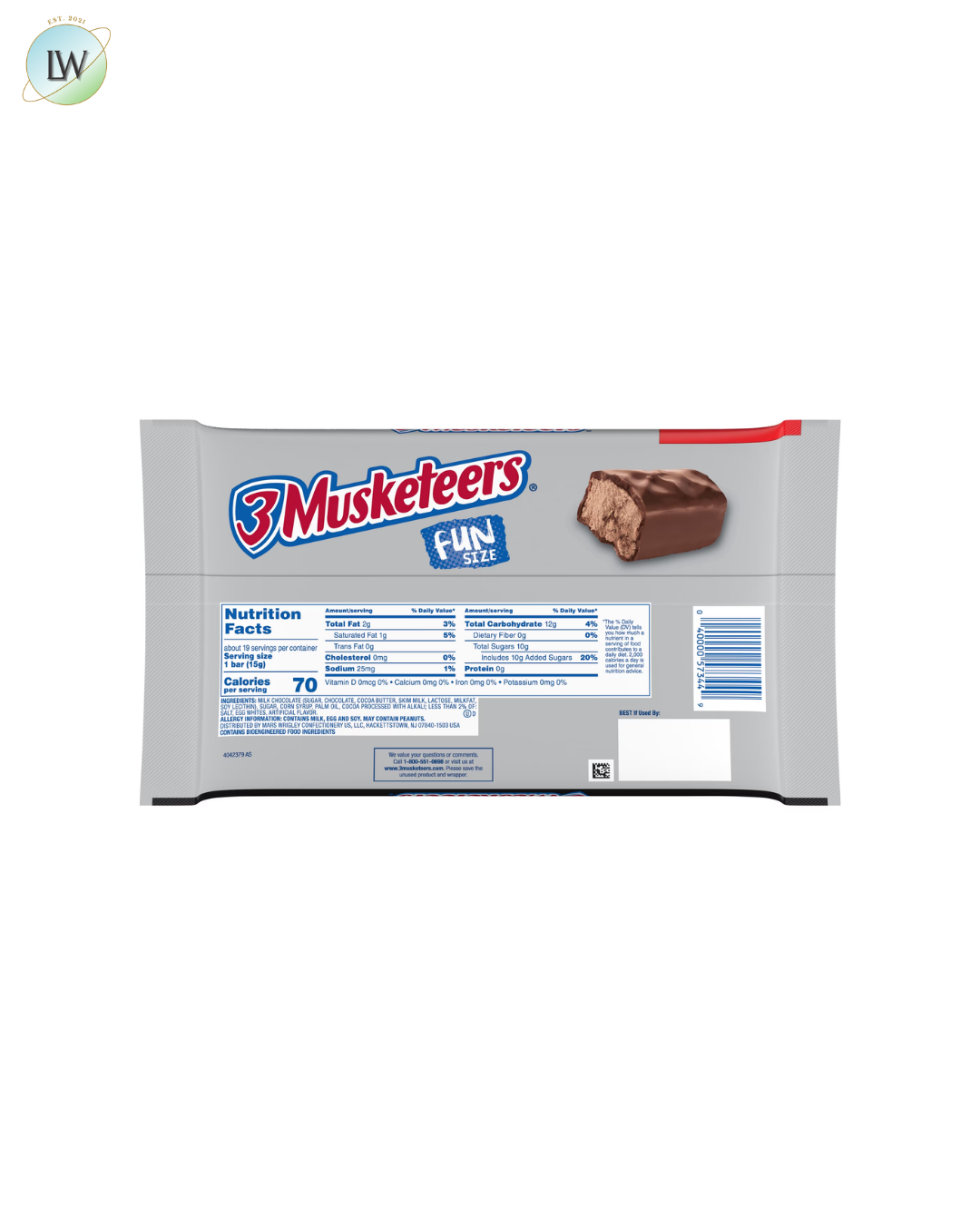 3 Musketeers Spooky Fun Size Halloween Chocolates, 10.48 oz.