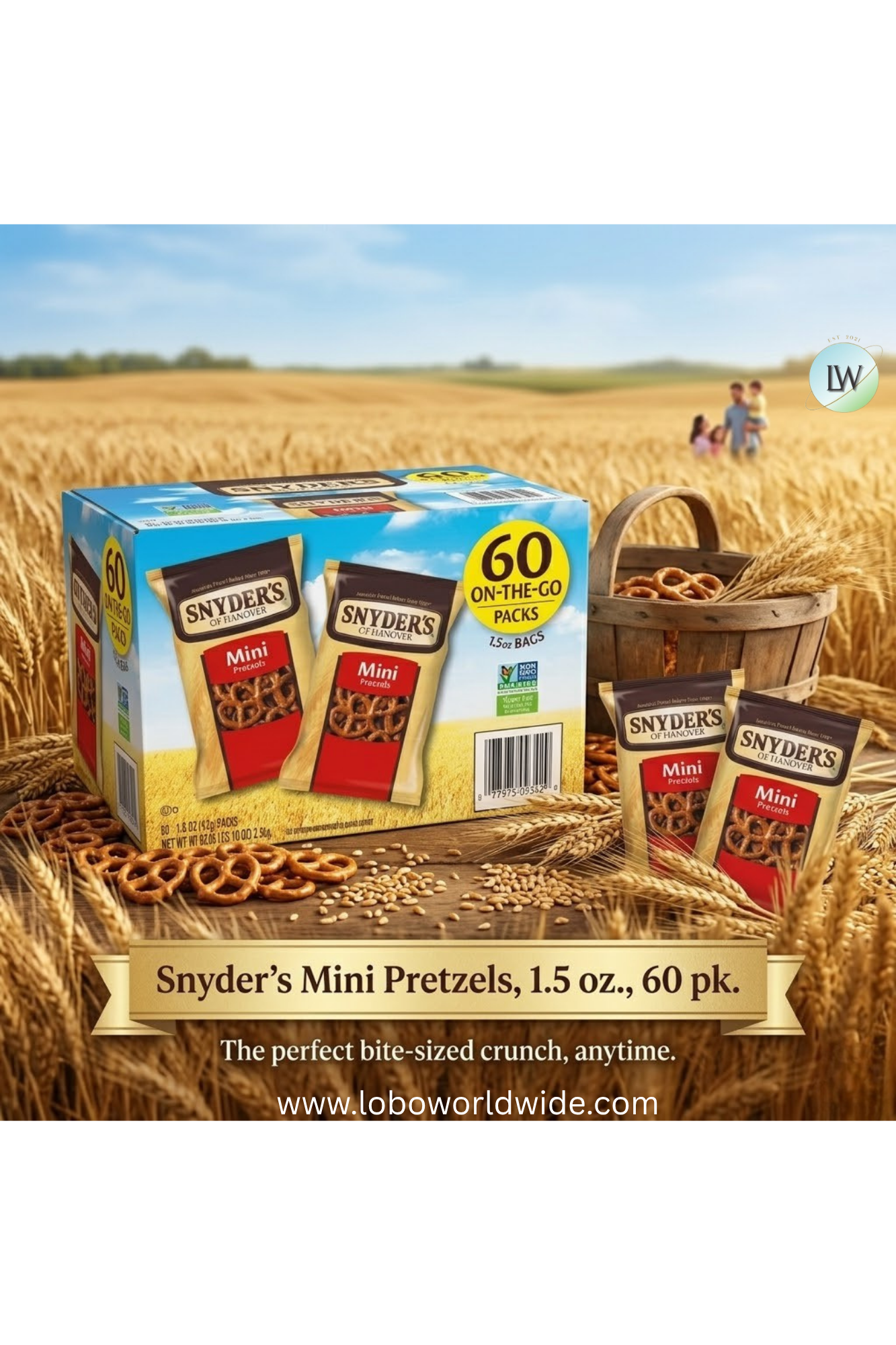 Snyder's Mini Pretzels, 1.5 oz., 60 pk.