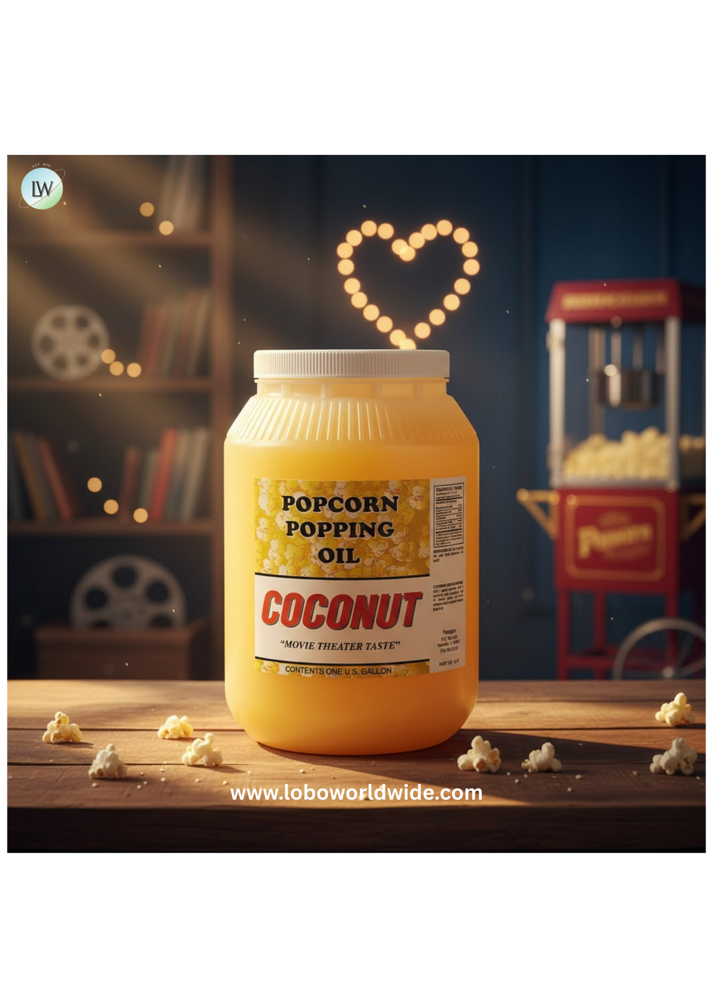 Paragon 1015 Coconut Popcorn Oil - 1 Gallon
