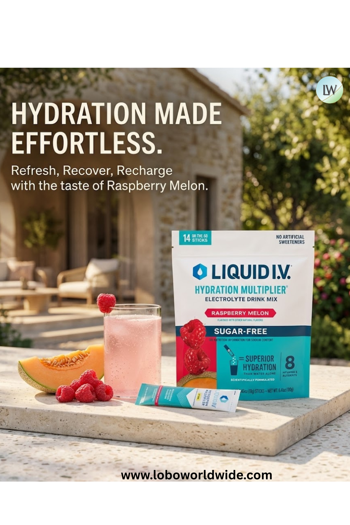 Liquid I.V Hydration Multiplier® Sugar-Free - 3 Pouches(Various flavors)