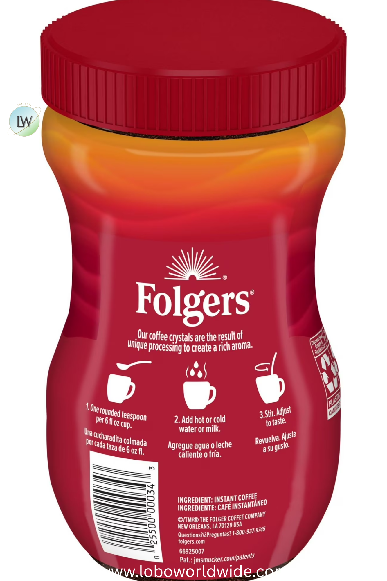 Folgers Classic Roast Instant Coffee