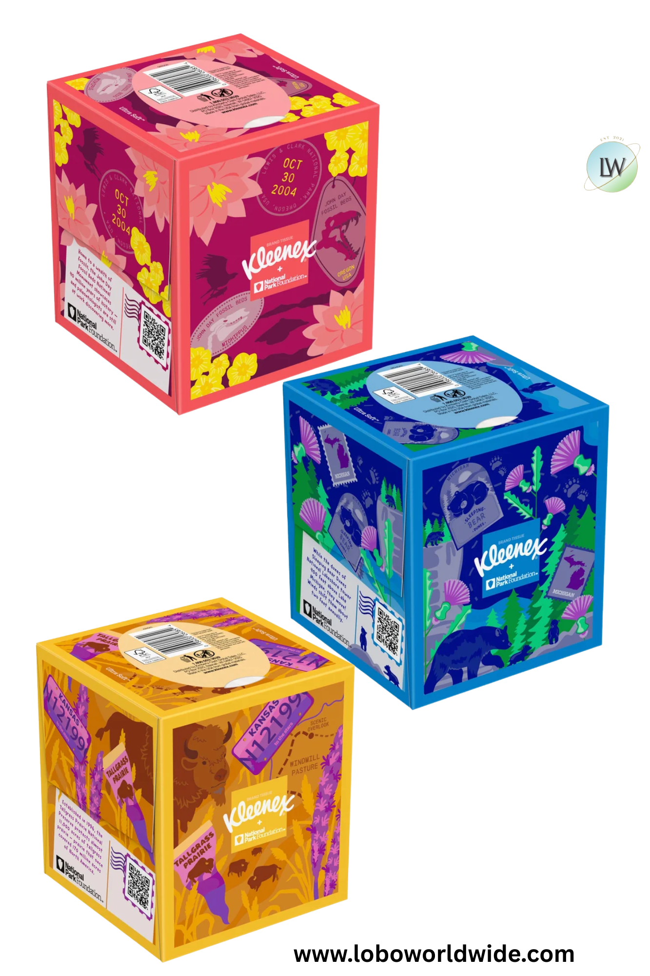 Kleenex Ultra Soft Facial Tissue, 3-Ply, 85-count, 12-pack