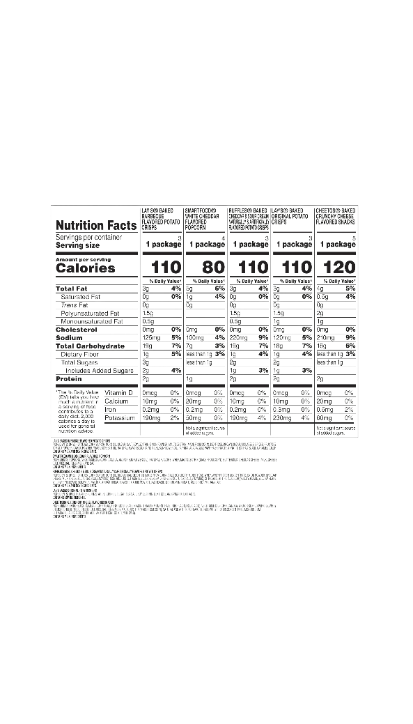 Frito-Lay Baked & Popped Mix Variety Pack Box 18ct