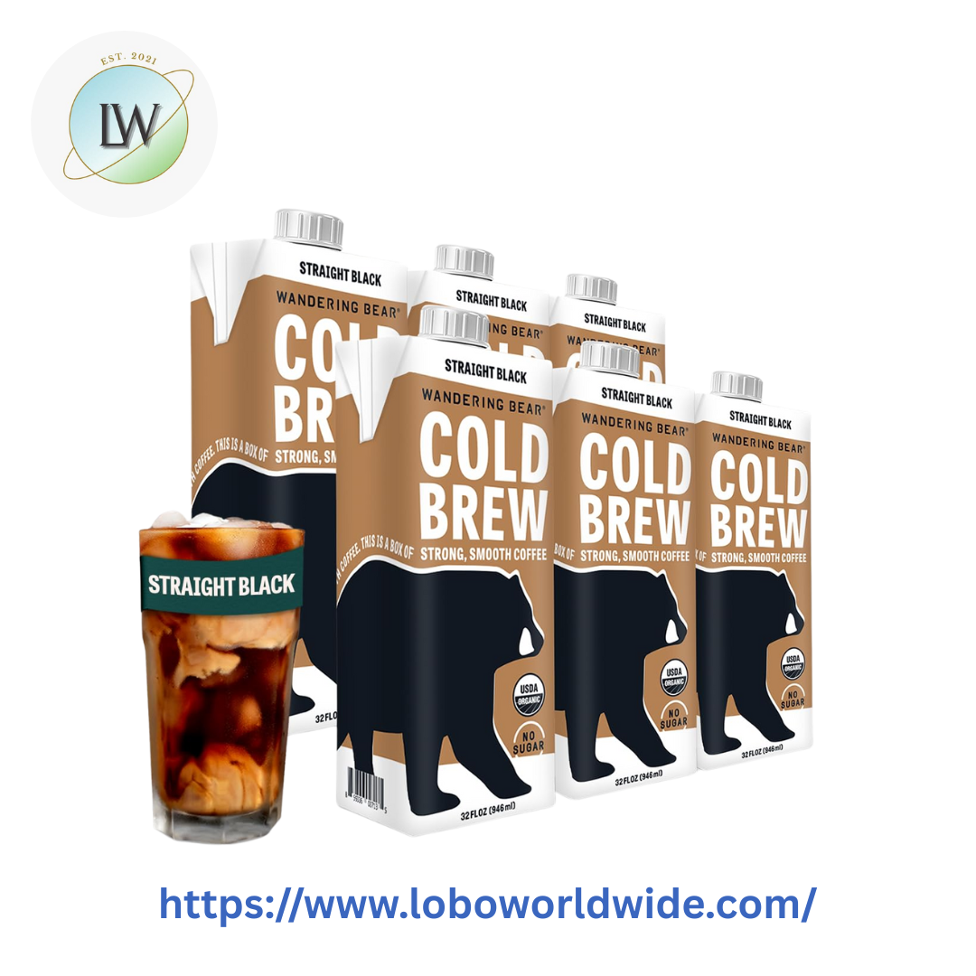 Wandering Bear Organic Straight Black Cold Brew Coffee