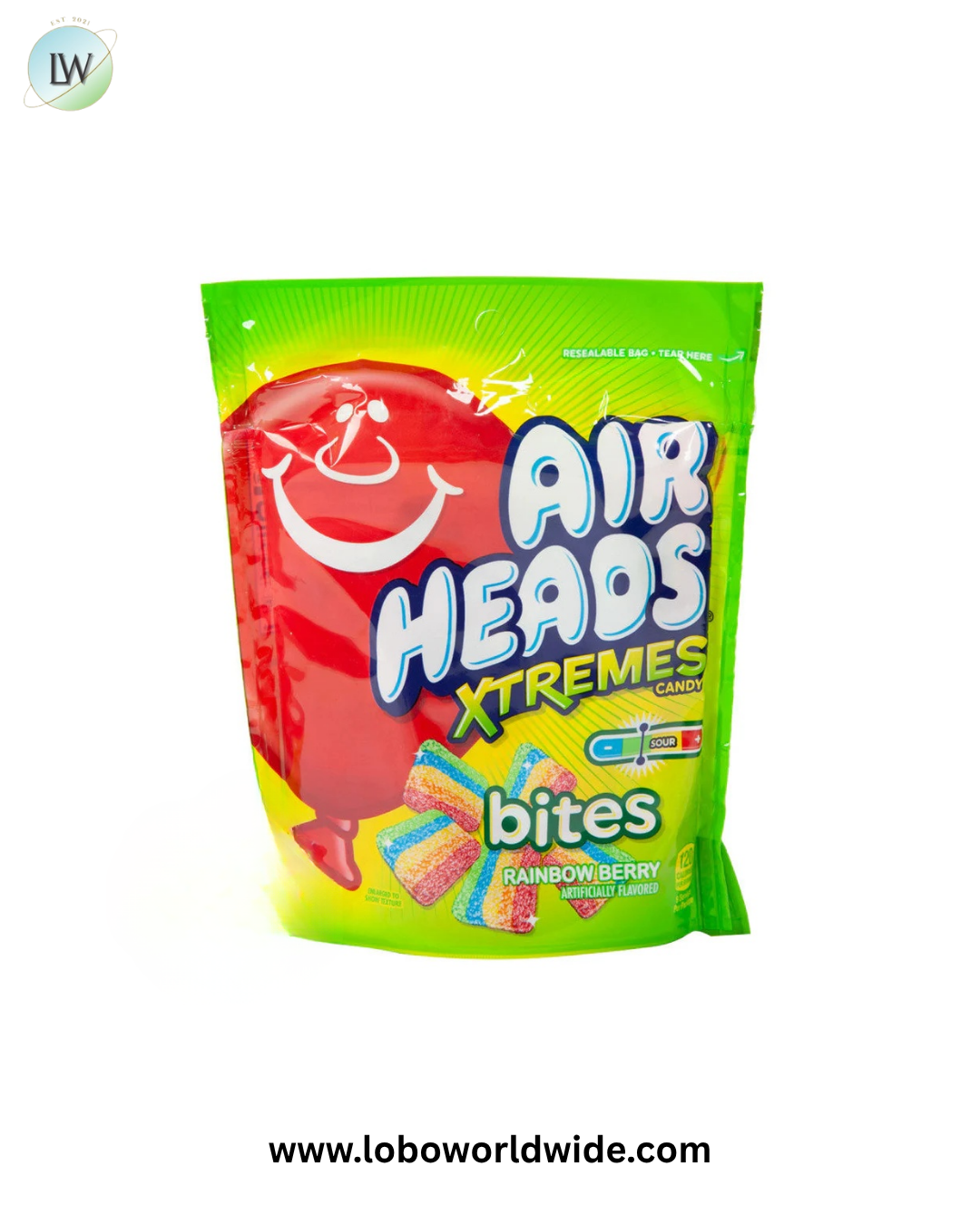 Airheads Extreme Bites 9oz Pouch - 12ct