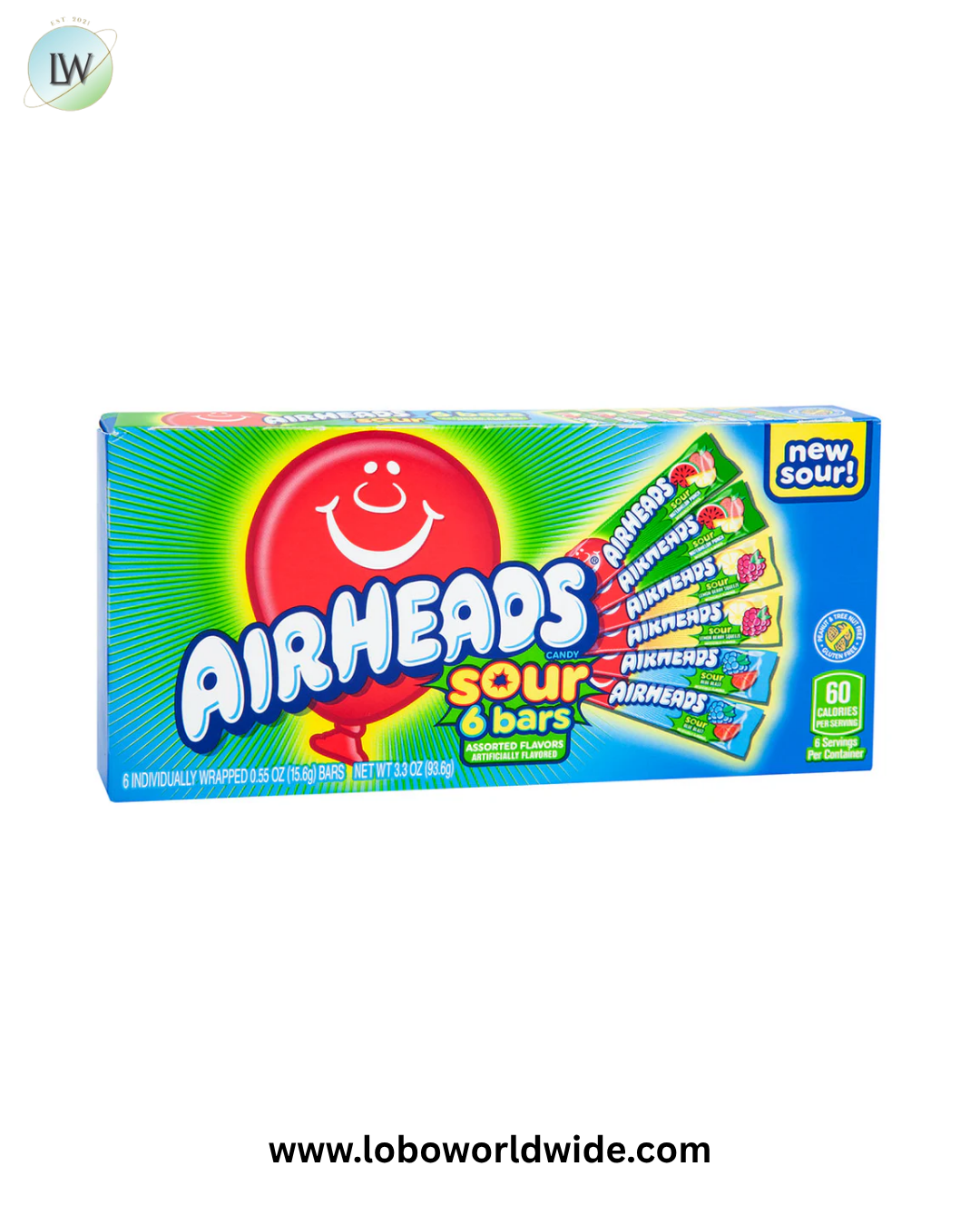 Airheads Sour Assorted 5 Piece Packs