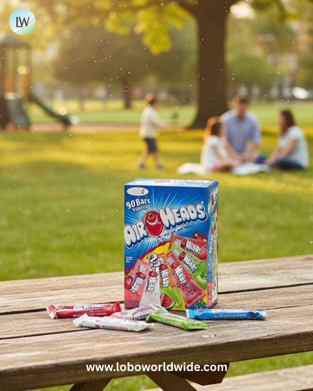 Airheads Chewy Fruit Candy, Variety Pack, 90 ct