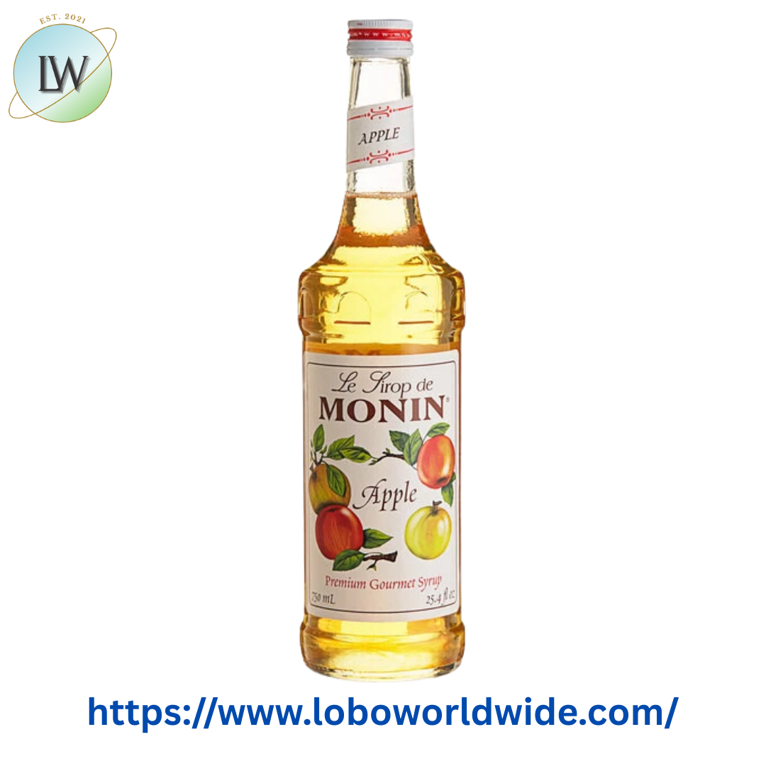 Monin Premium Apple Flavoring / Fruit Syrup 750 mL
