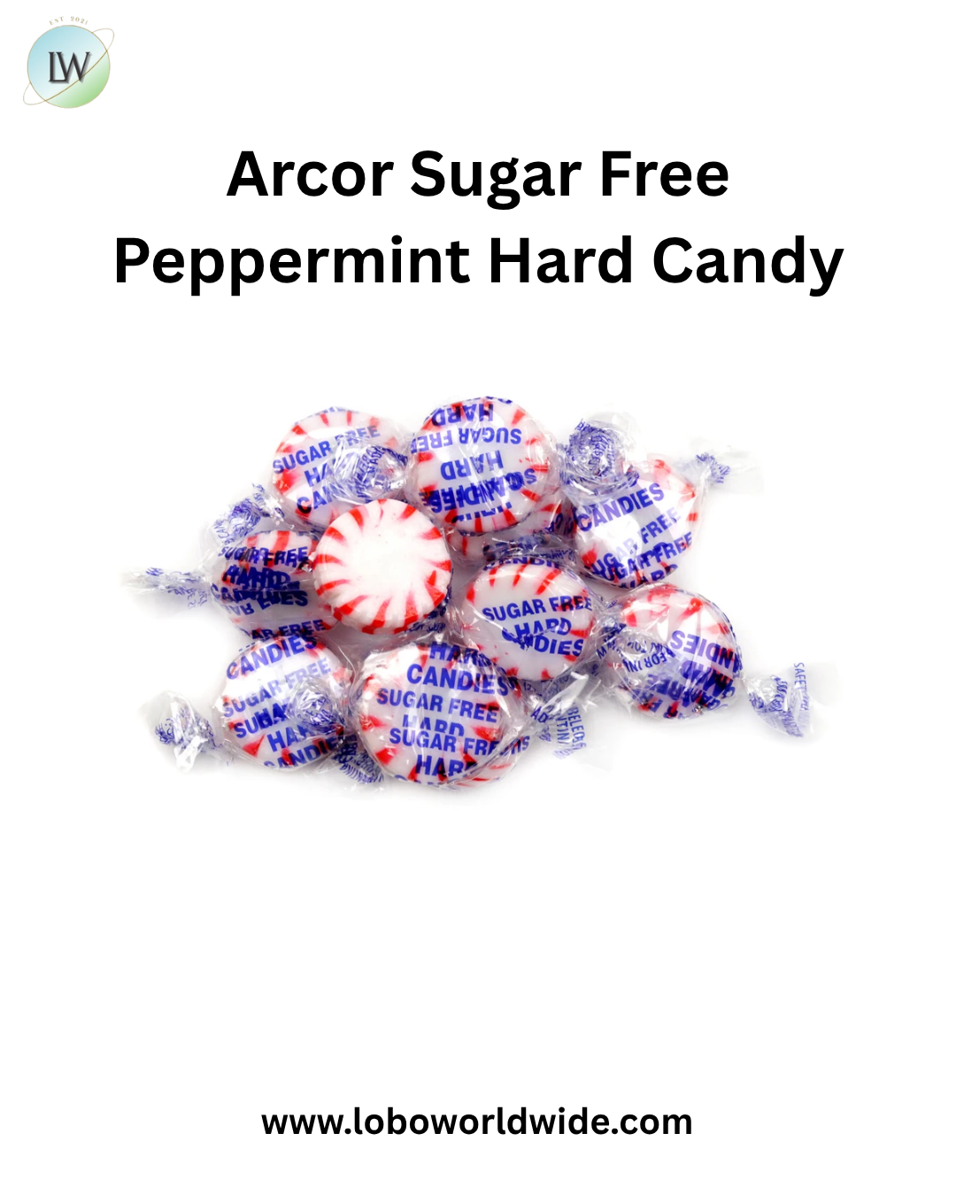 Arcor Sugar Free Peppermint Hard Candy