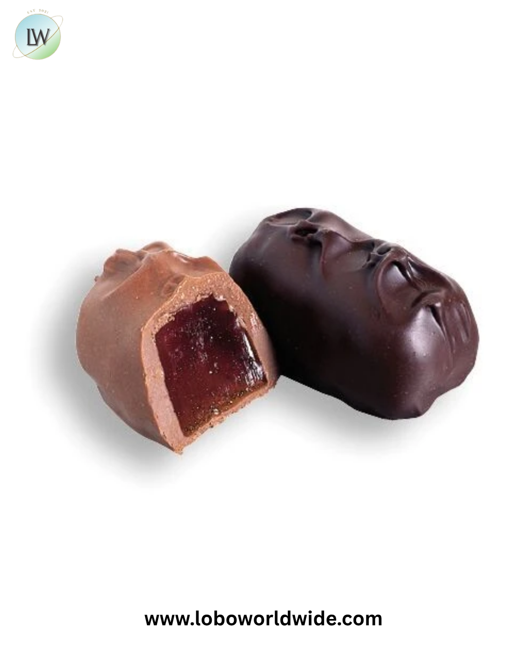 Ashers Dark Chocolate Sugar Free Orange Jelly Candy