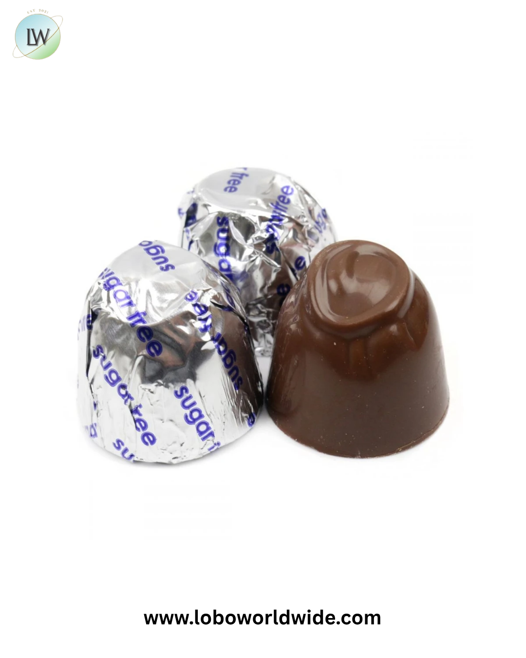 Ashers Sugar Free Milk Chocolate Cordial Cherries in Foils