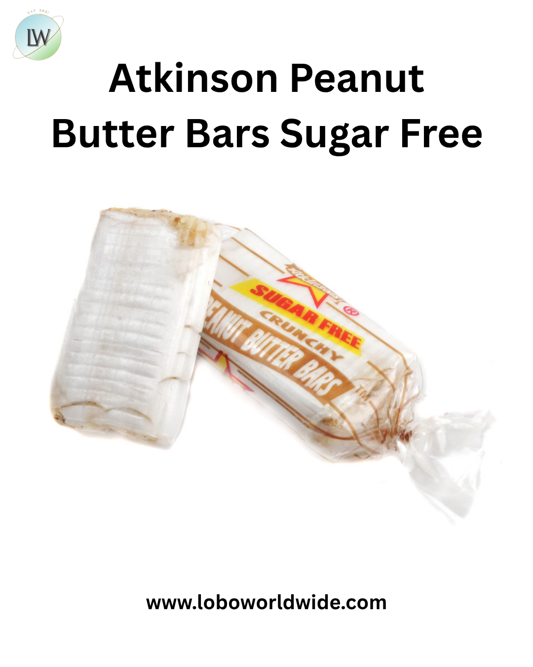 Atkinson Peanut Butter Bars Sugar Free