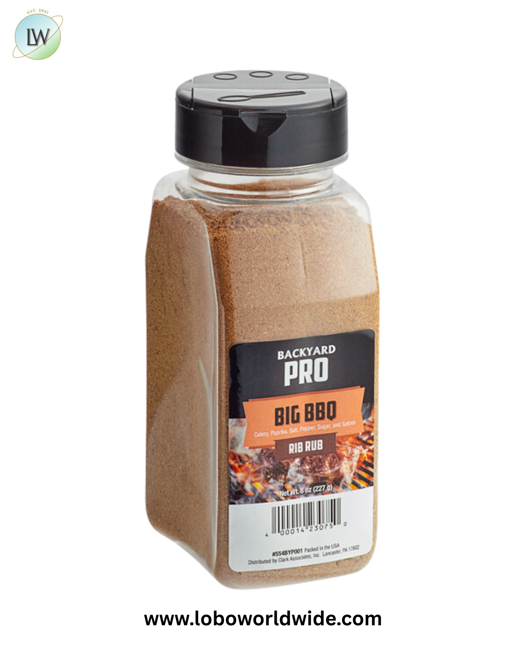 Backyard Pro Big BBQ Rib Rub - 8 oz.