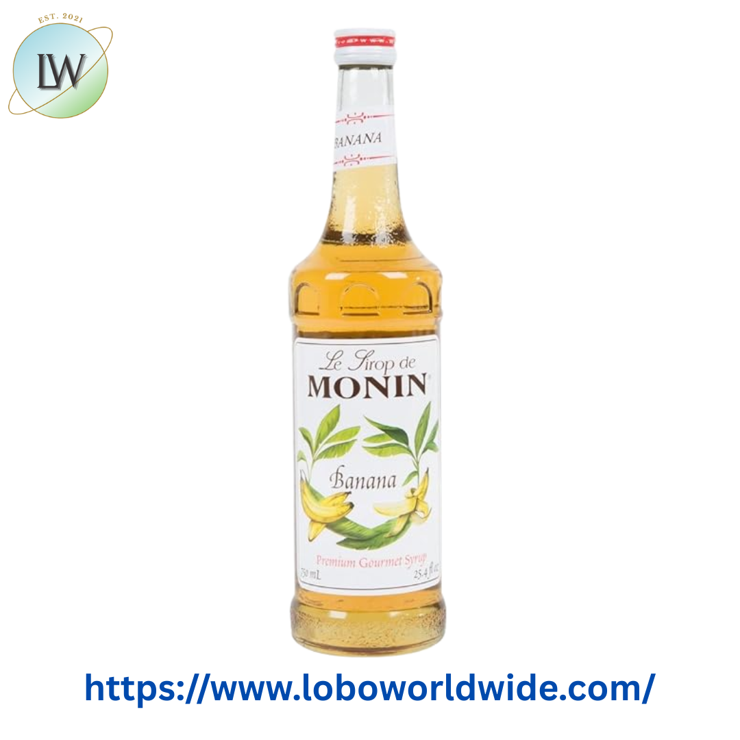 Monin Premium Banana Flavoring / Fruit Syrup 750 mL