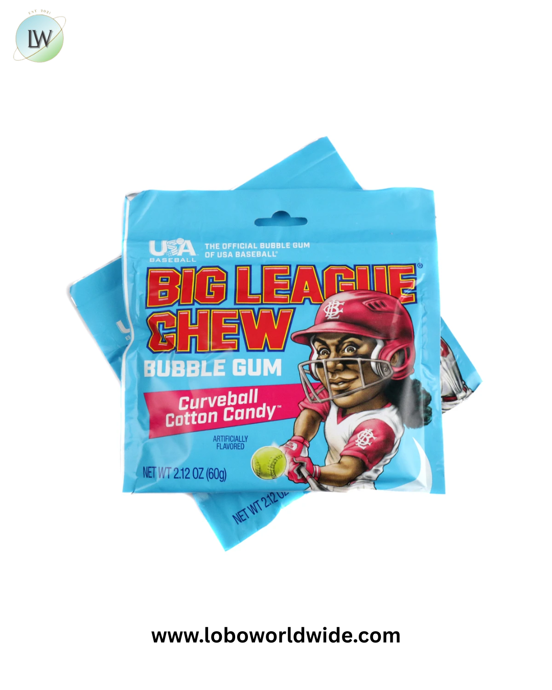 Big League Chew Curveball Cotton Candy