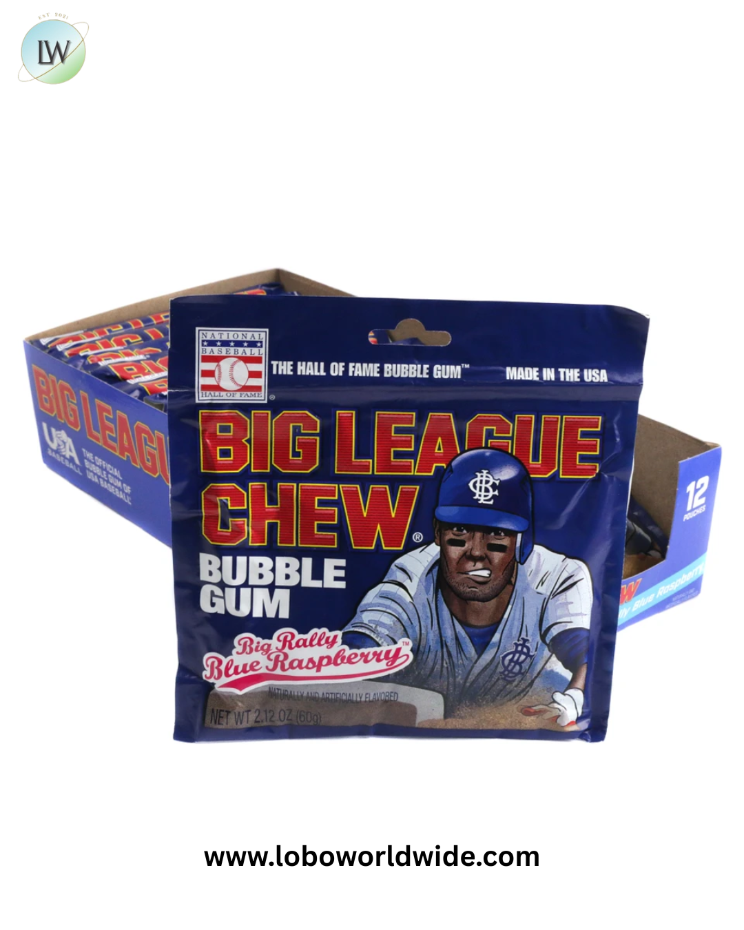 Big League Chew Big Rally Blue Raspberry