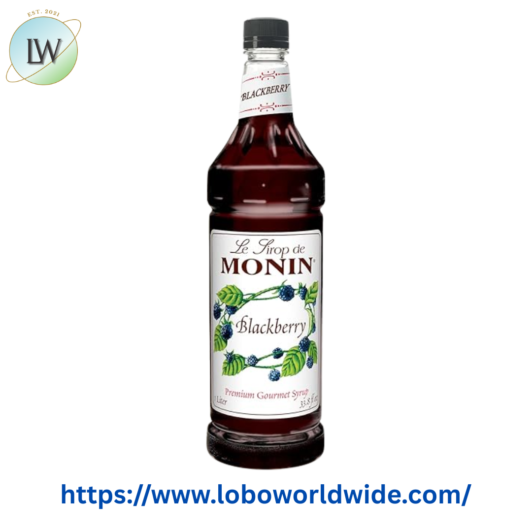 Monin Premium Blackberry Flavoring / Fruit Syrup 1 Liter