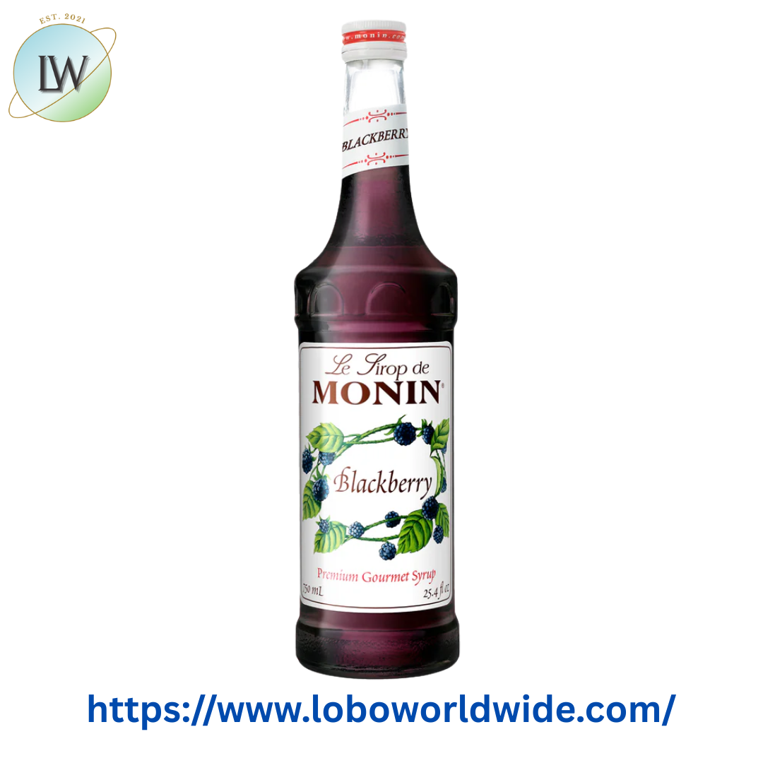 Monin Premium Blackberry Flavoring / Fruit Syrup 750 mL